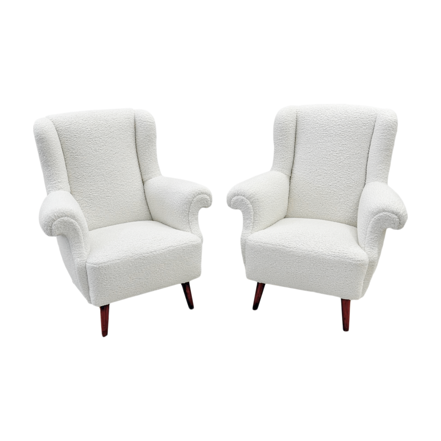 Vintage American Hollywood Regency Style Wingback Armchairs Available