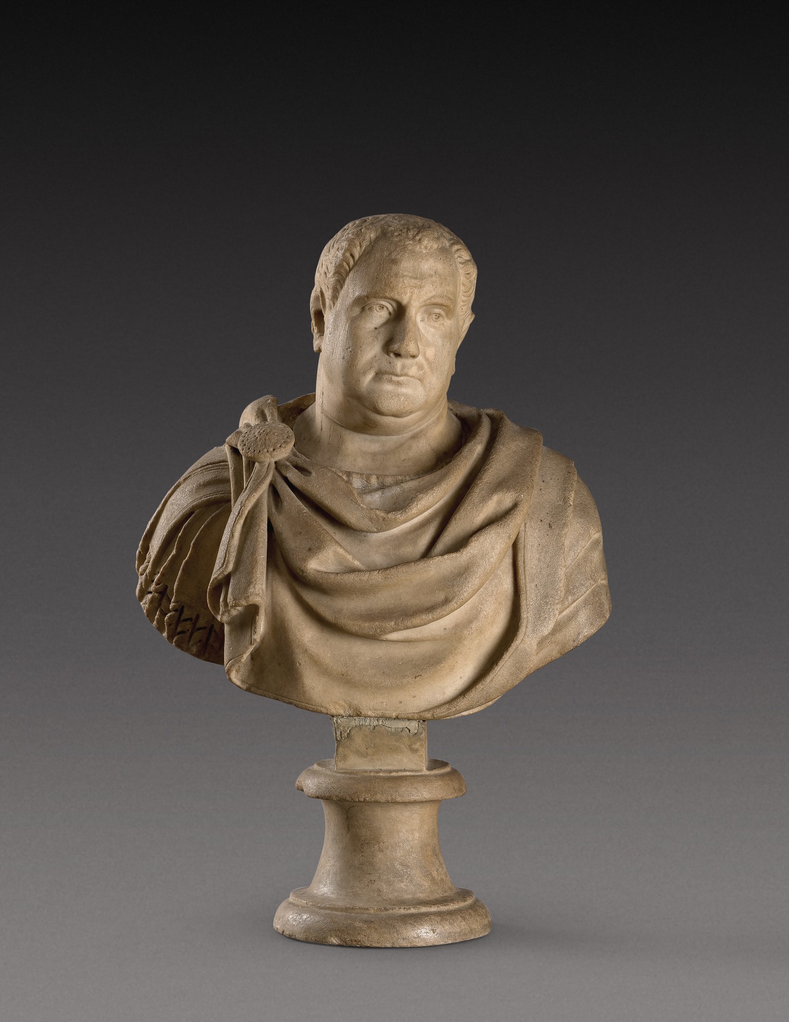 A Roman Marble Bust of a Man, circa 2nd Century, with restored head of
