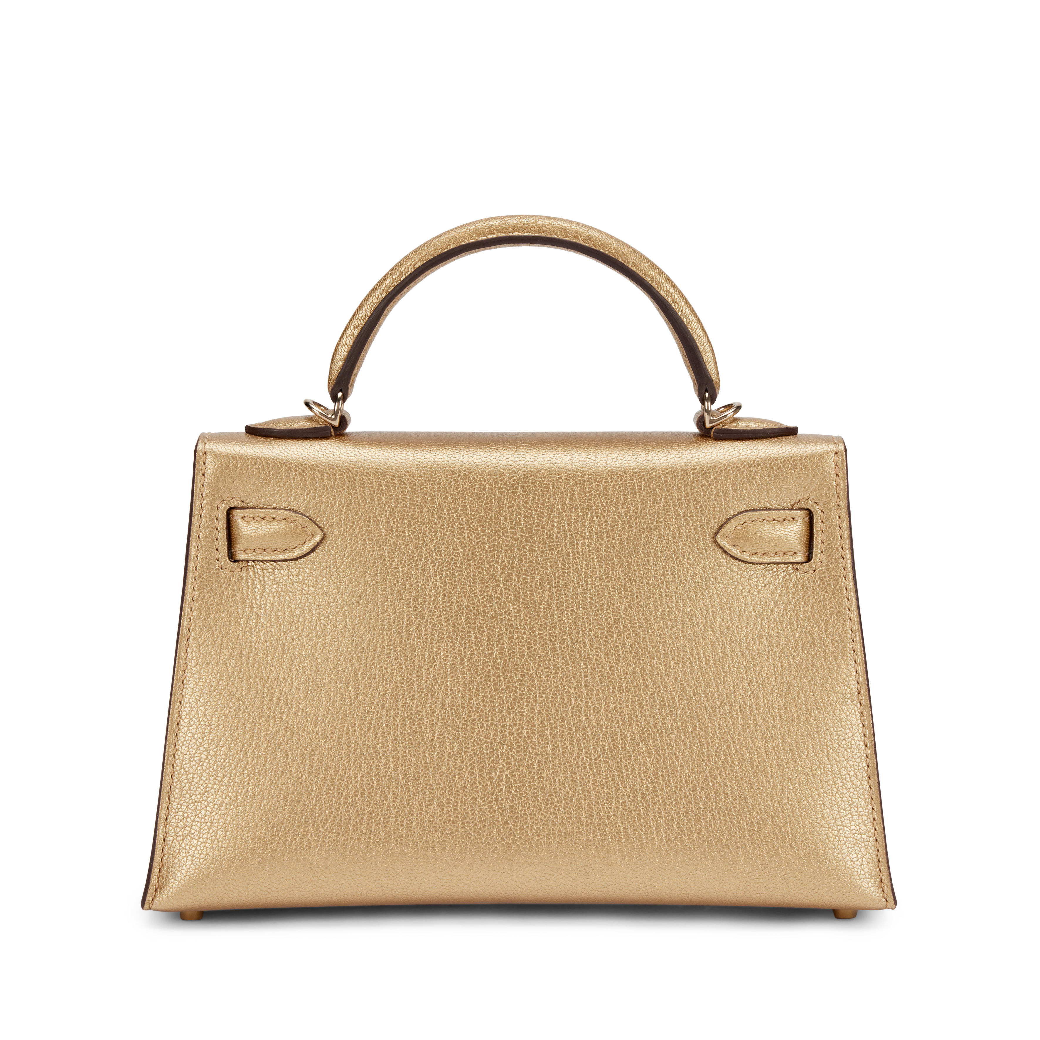 Hermès Dore Chèvre Chamkilight Metallic Mini Kelly 20 II