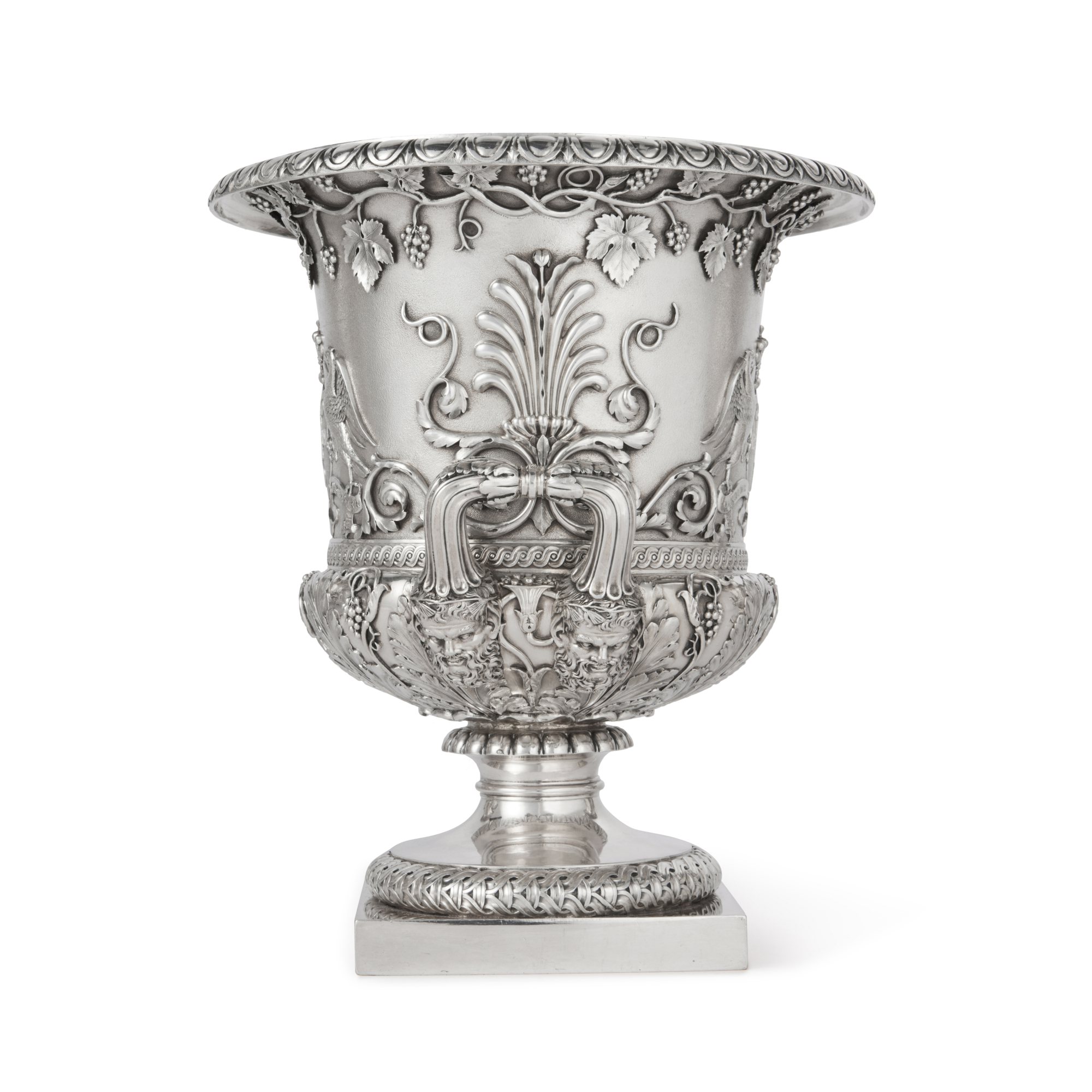 A Set of Four George III Silver Wine Coolers, Paul Storr retailed by ...