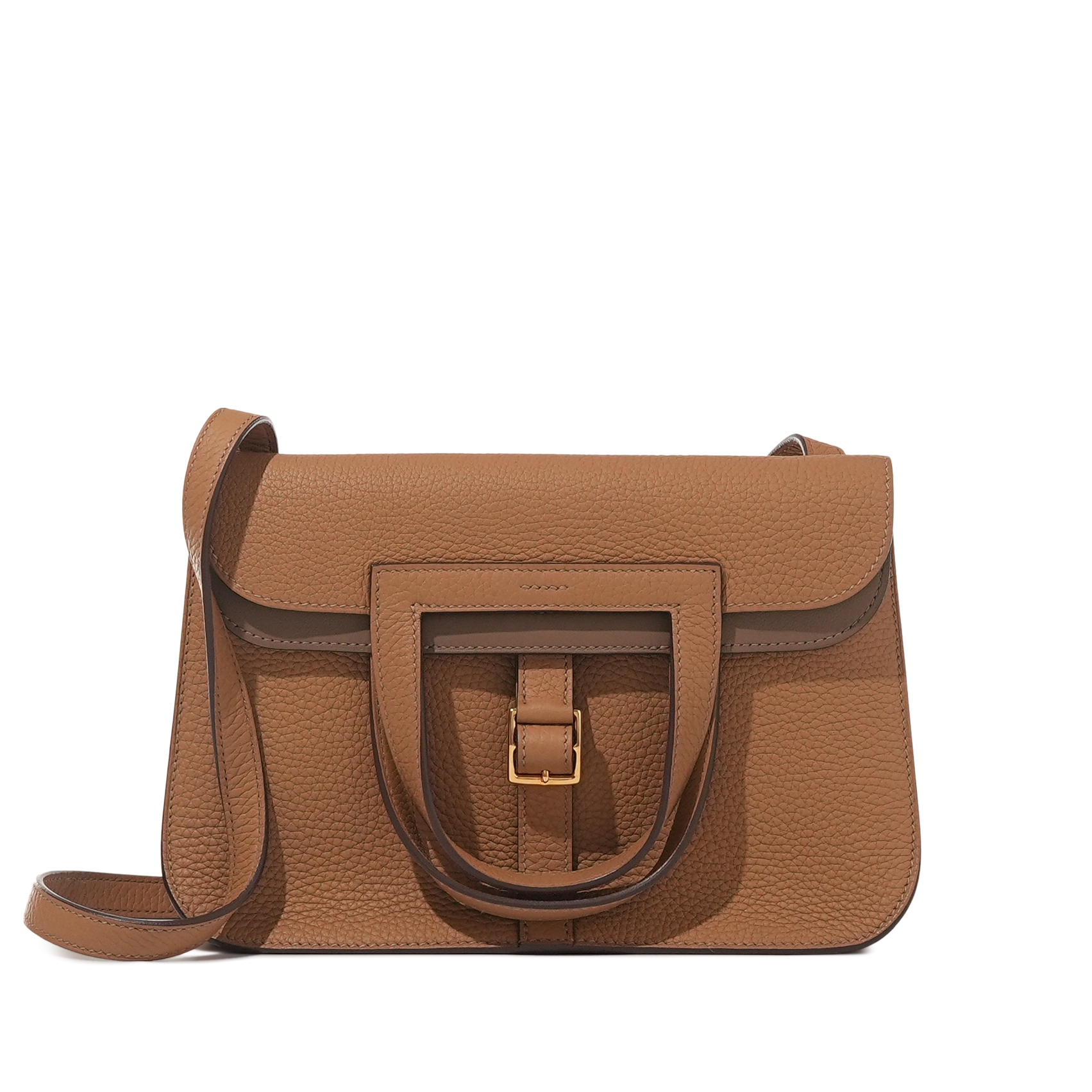 Hermès Biscuit Clemence And Beige De Weimar Swift Verso Halzan 25