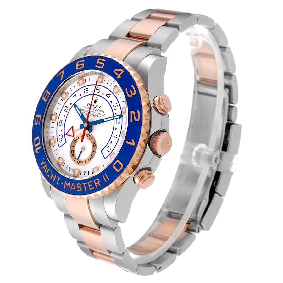 Rolex Yachtmaster II (Reference 116681). A rose gold and stainless steel automatic wristwatch with chronograph. 2012 - Image 3