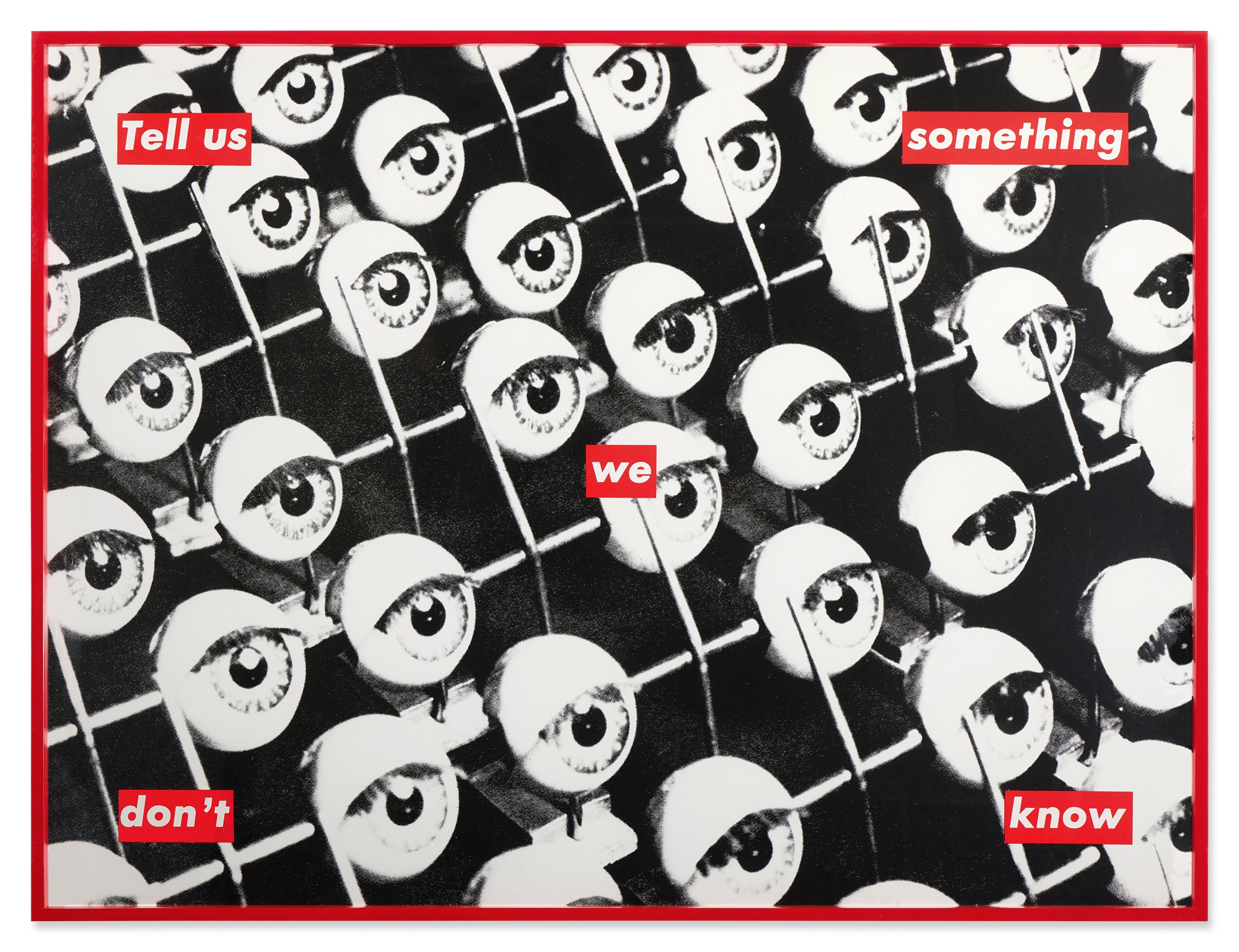 Untitled (Tell Us Something We Don't Know) | Contemporary Day Auction ...