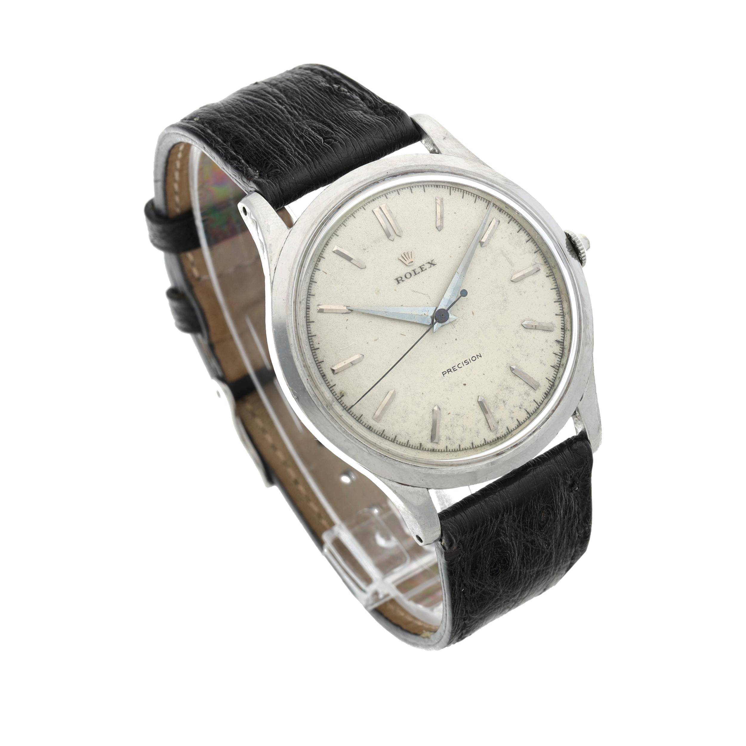 Reference 8029 Precision A large stainless steel wristwatch, Circa 1955 |  (COPY OF) LIVE STREAM TESTING - Important Watches | | Sotheby's