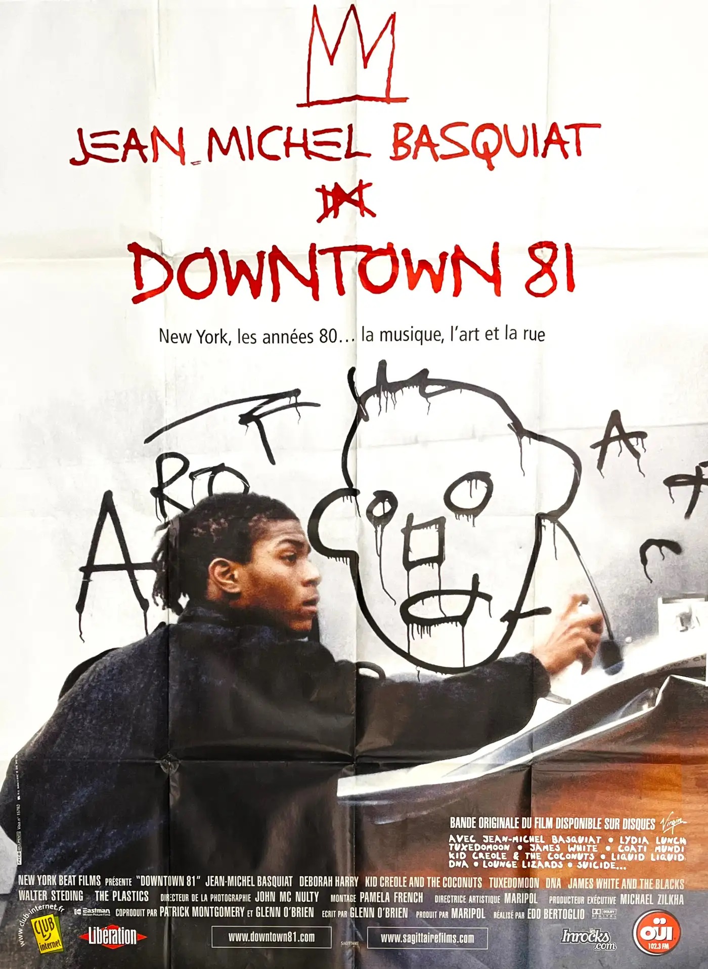 DOWNTOWN 81 ポスター B2 バスキア 映画 Virgin French Basquiat Downtown 81 Movie Poster Available For