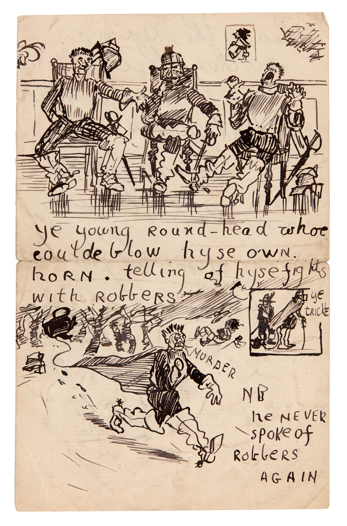 YEATS, JACK B. | Illustrated autograph letter signed, to his cousin ...