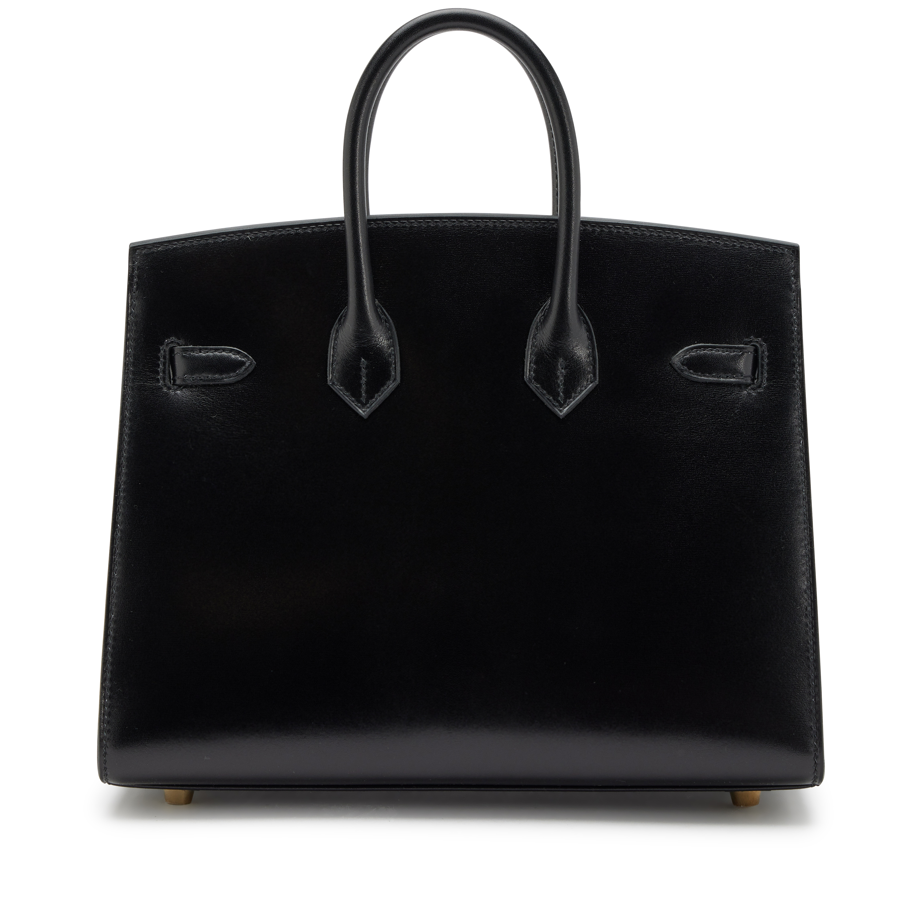 Hermès Black Box Calf Sellier Birkin 25 Gold Hardware, 2023