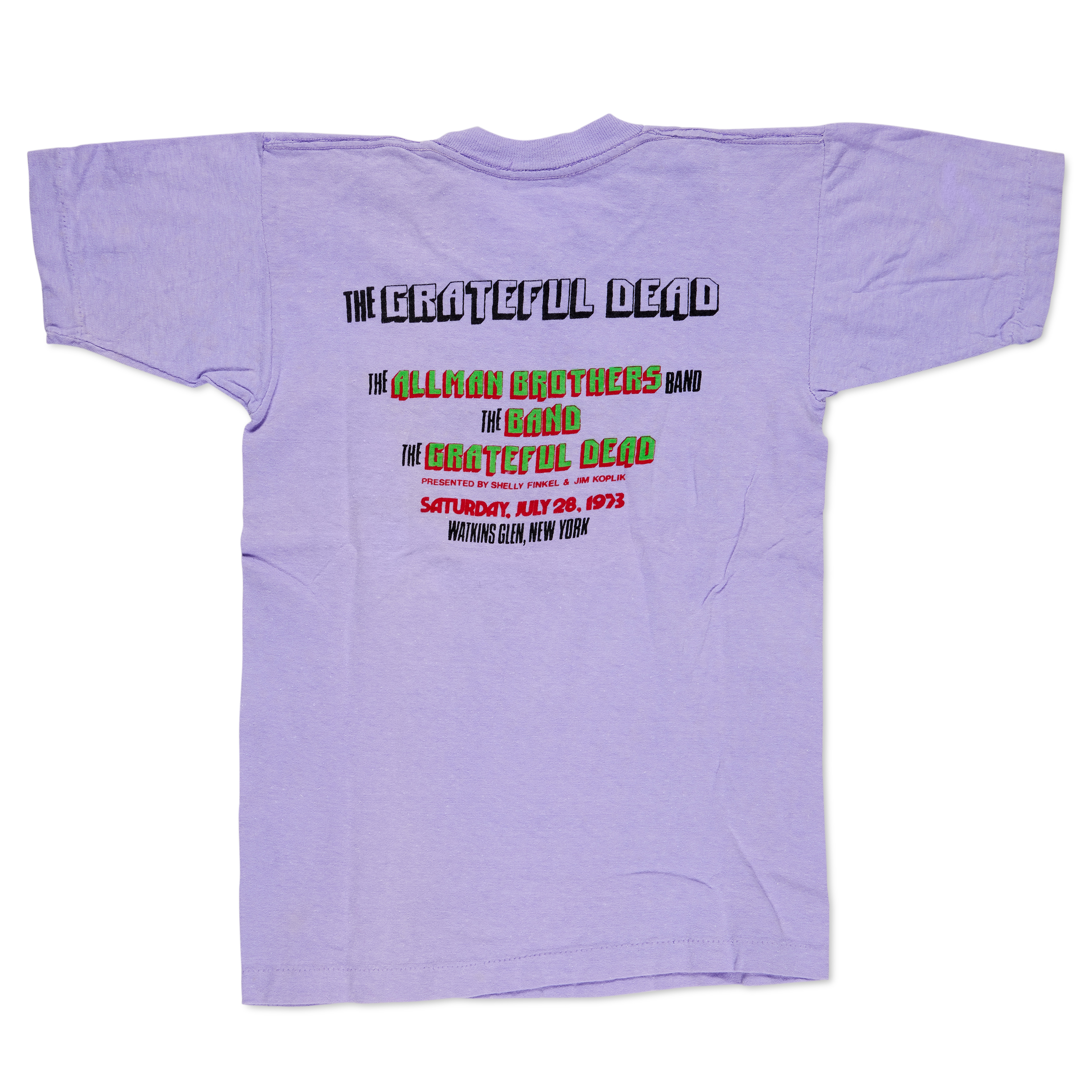 Grateful Dead Vintage Watkins Glen Concert T-shirt Available For