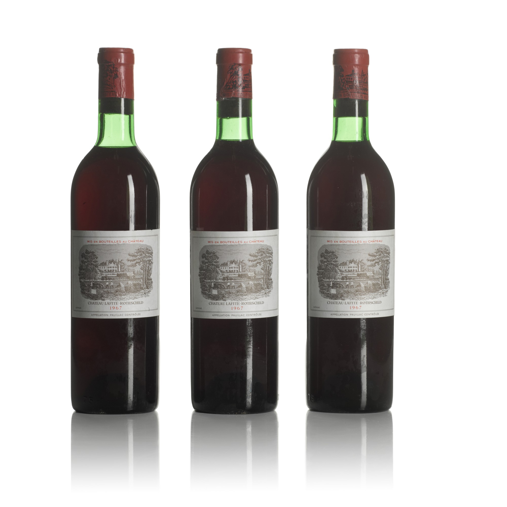 Château Lafite 1967 (6 BT) Vine 3 Stellar Collections and More Sotheby's