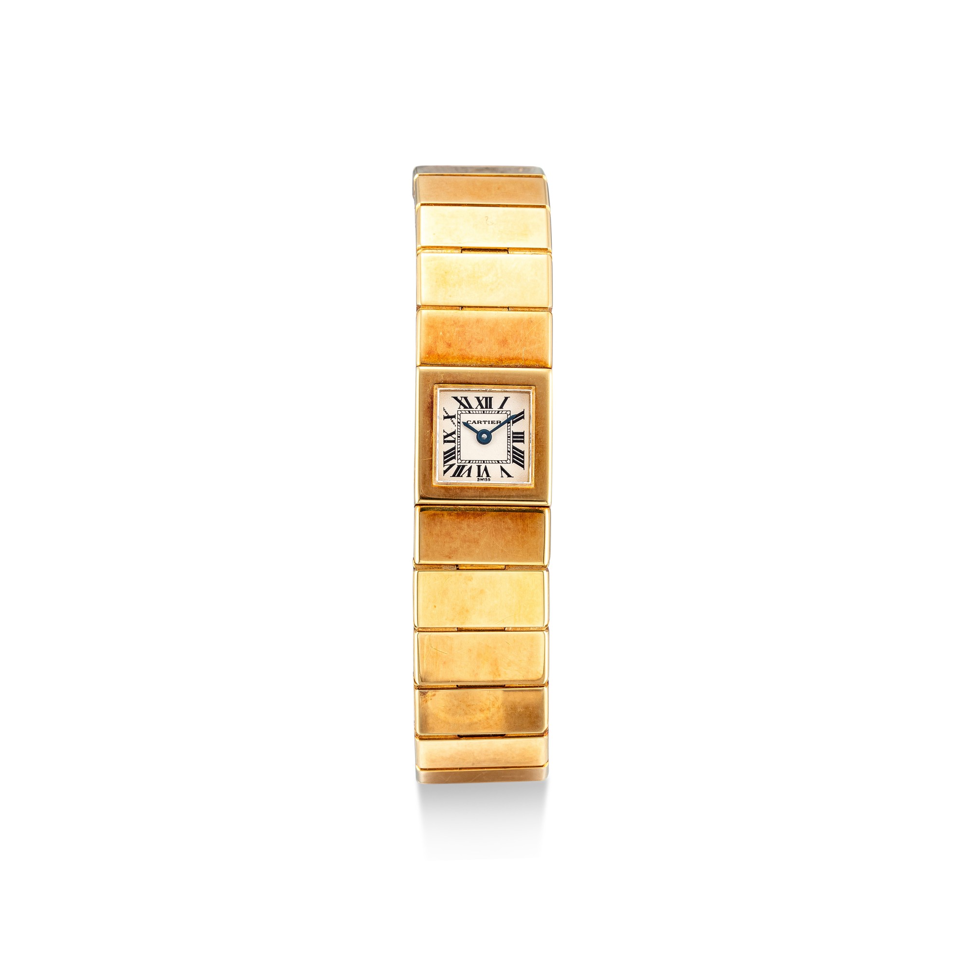 CARTIER A YELLOW GOLD BRACELET WATCH, CIRCA 1990 Watches Weekly