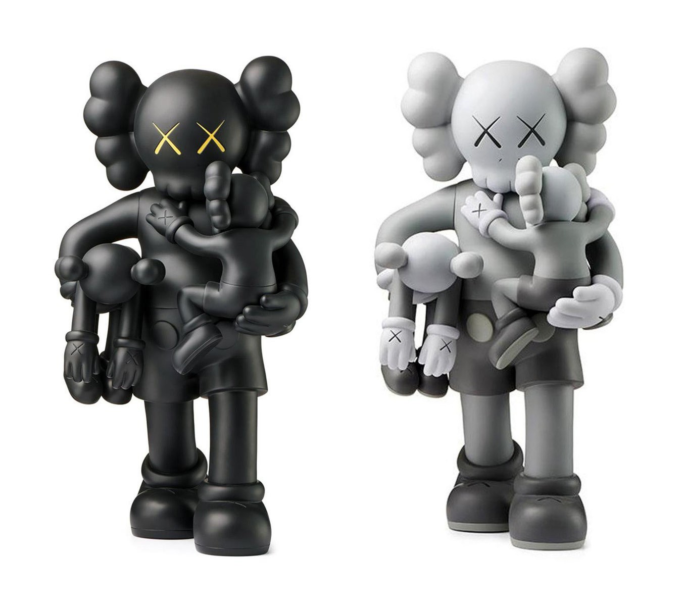KAWS CLEAN SLATE, GREY & BLACK (2) Contemporary Art Online ǀ Paris