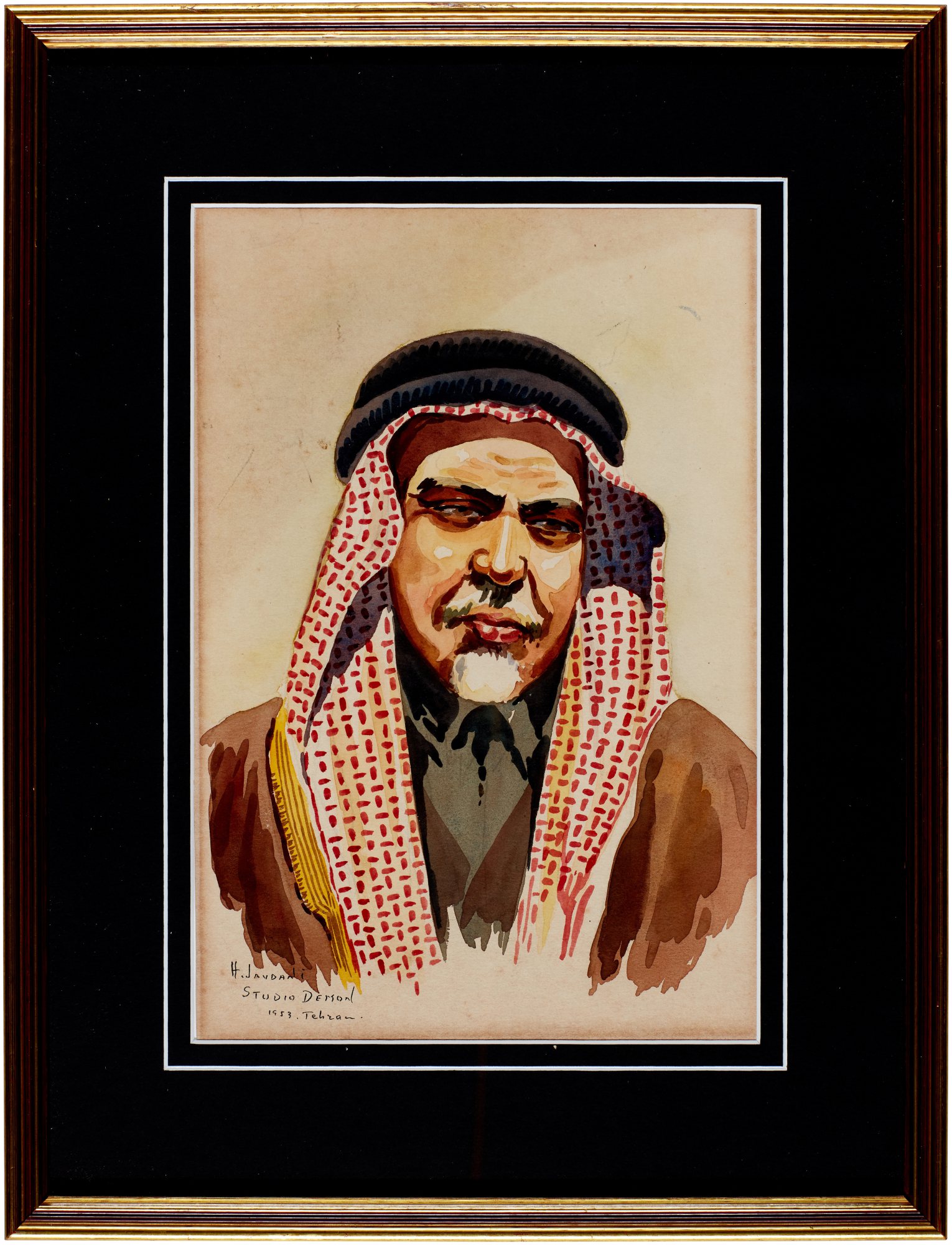 Kuwait 3 albums of photographs, 9 transparencies, and watercolour