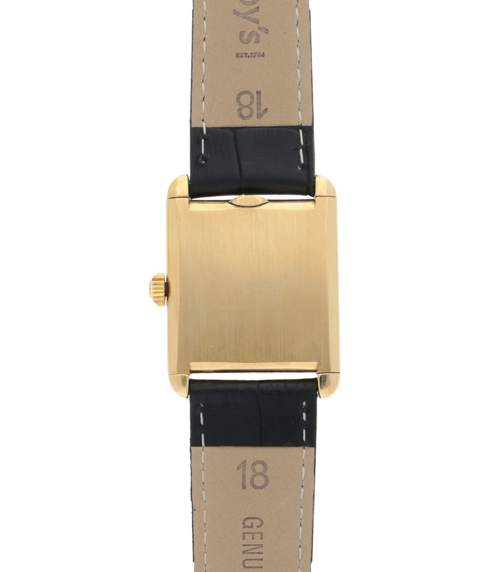 Patek Philippe ref. 439 Double Signed Astrua Torino Black Dial in 18k Rose Gold