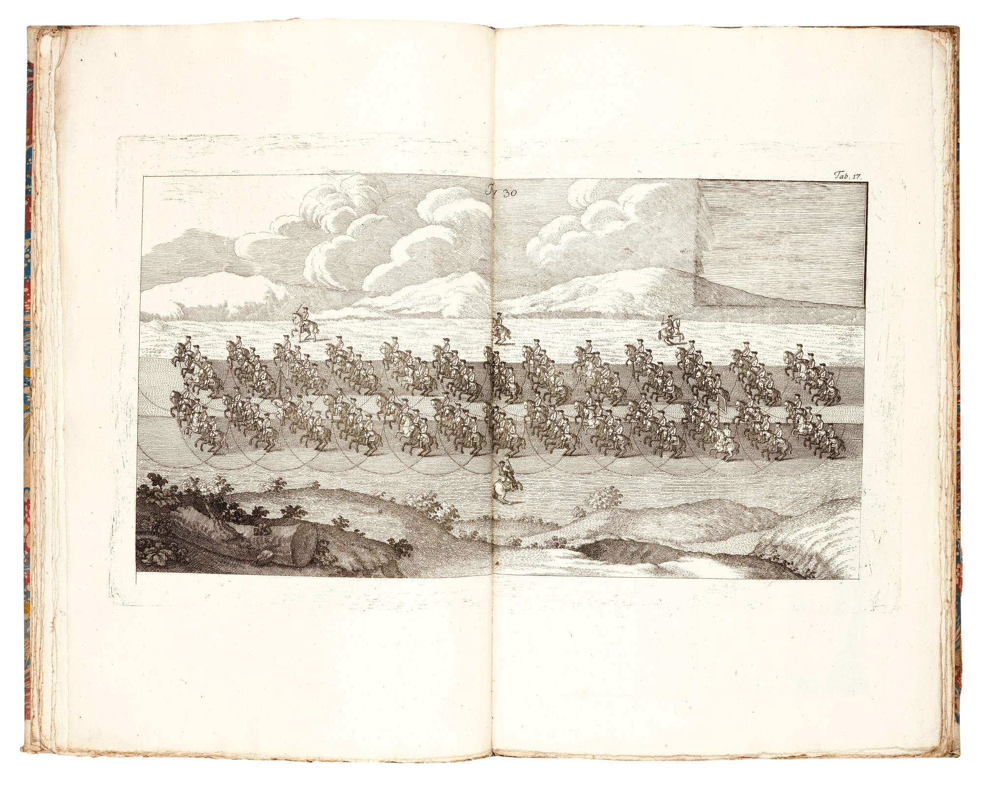 Drummond de Melfort, Traité sur la cavalerie, Paris, 1776, with plate