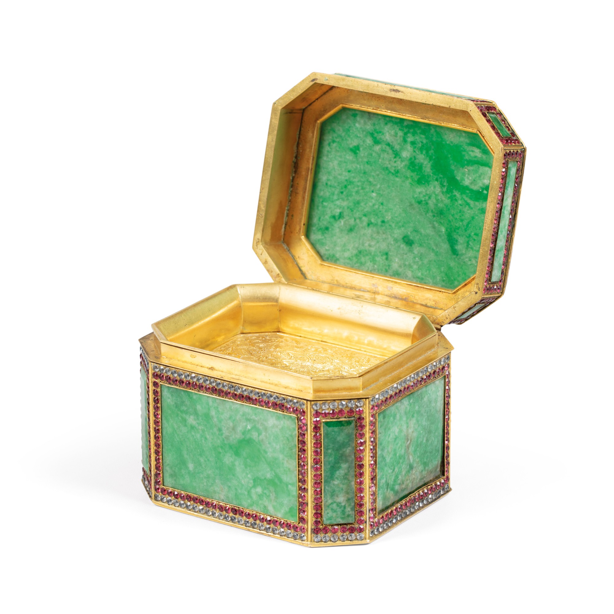 Boîte Décorative En Bronze Doré XIXe Siècle - Style Napoléon III - France