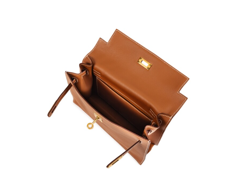 Hermès Gold Evercolor Kelly Danse Gold Hardware, 2025 Available