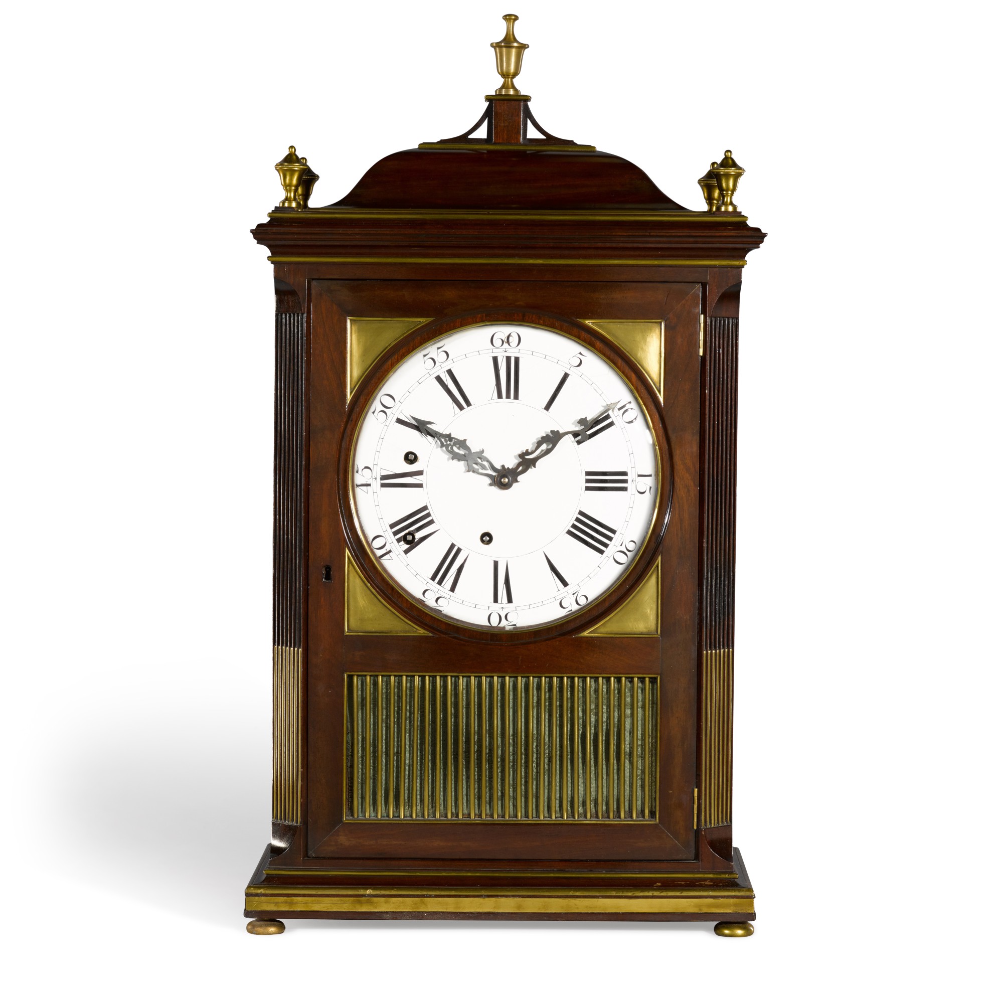A brassmounted mahogany grandesonnerie striking musical organ clock