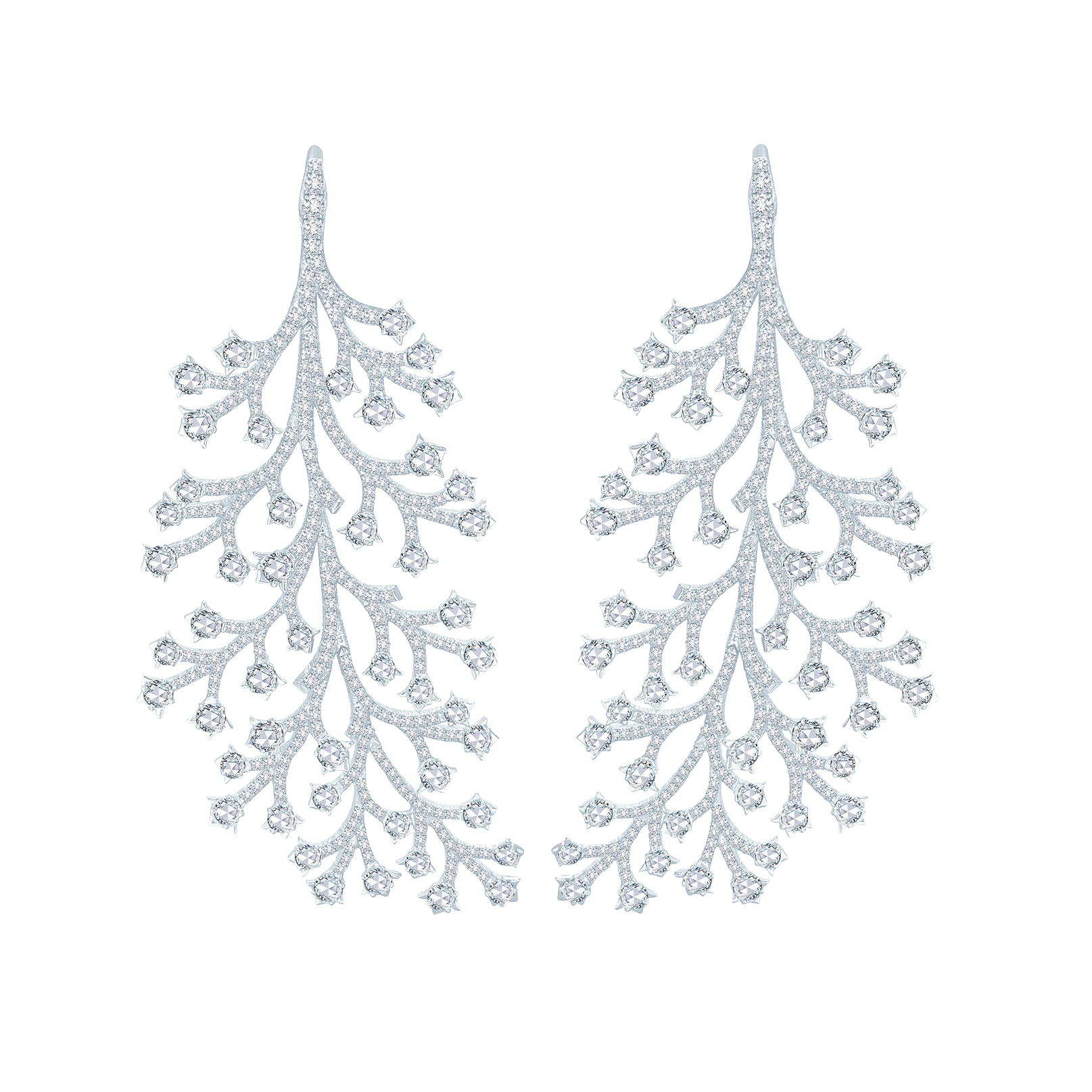 White Gold And Diamond Eternal Garden Earrings Available For Immediate Sale At Sotheby’s