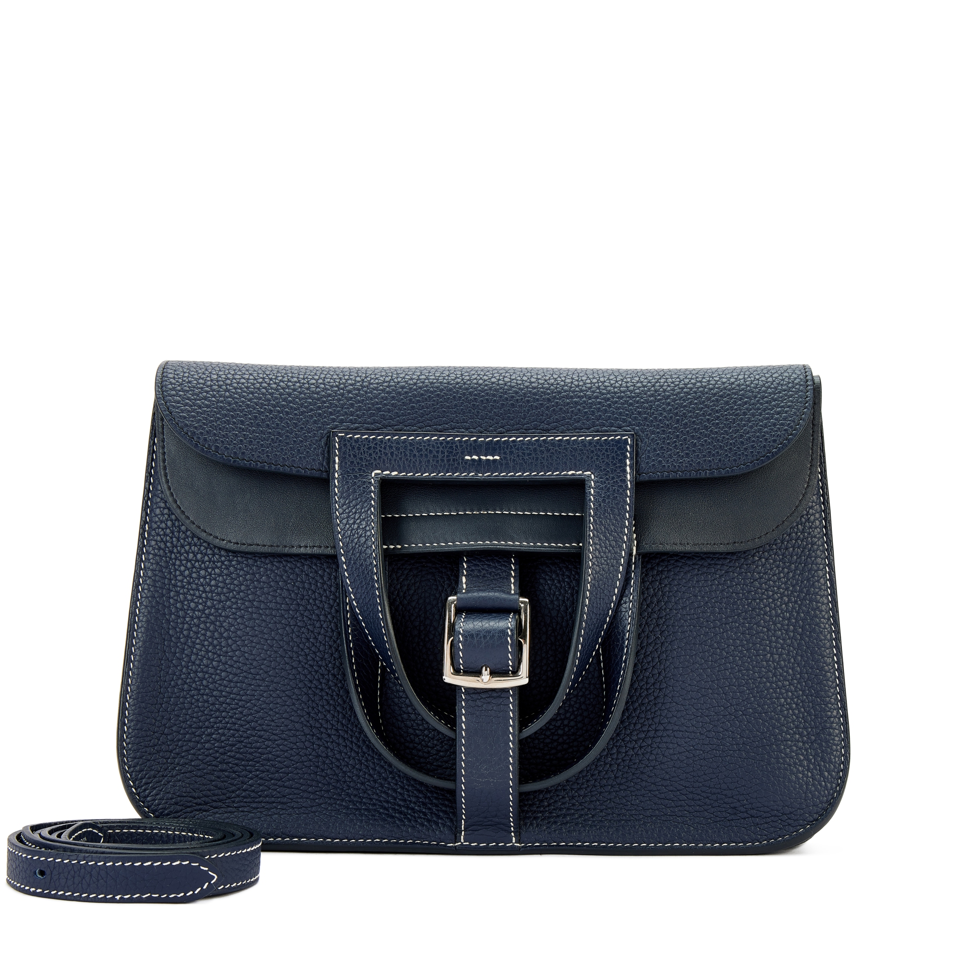 Hermès Bleu Nuit Clemence Halzan 31 Palladium Hardware, 2018