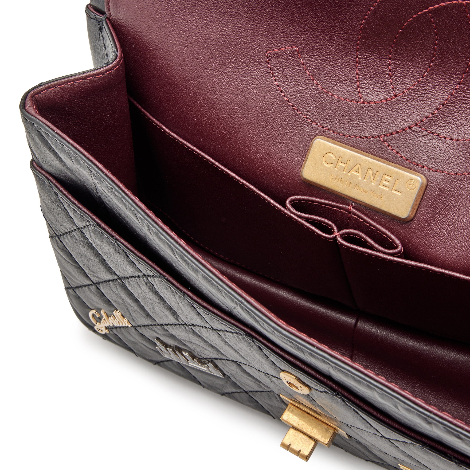 Chanel Black Quilted Aged Calfskin 57th Street Special