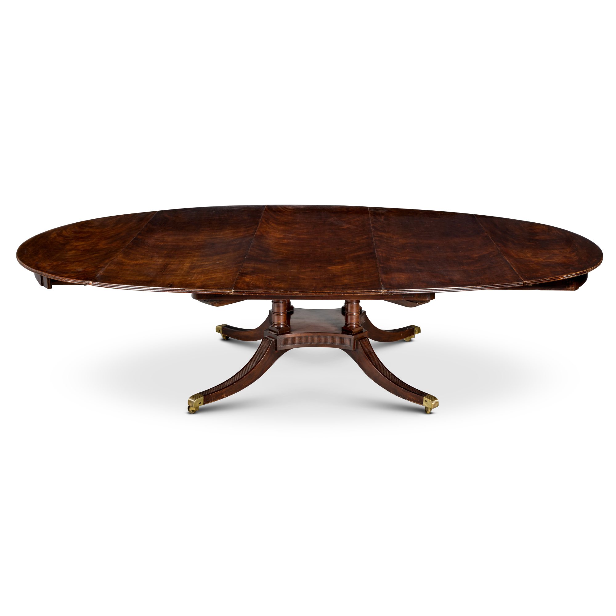A Regency Oval Mahogany Dining Table, Circa 1820 Classic Design