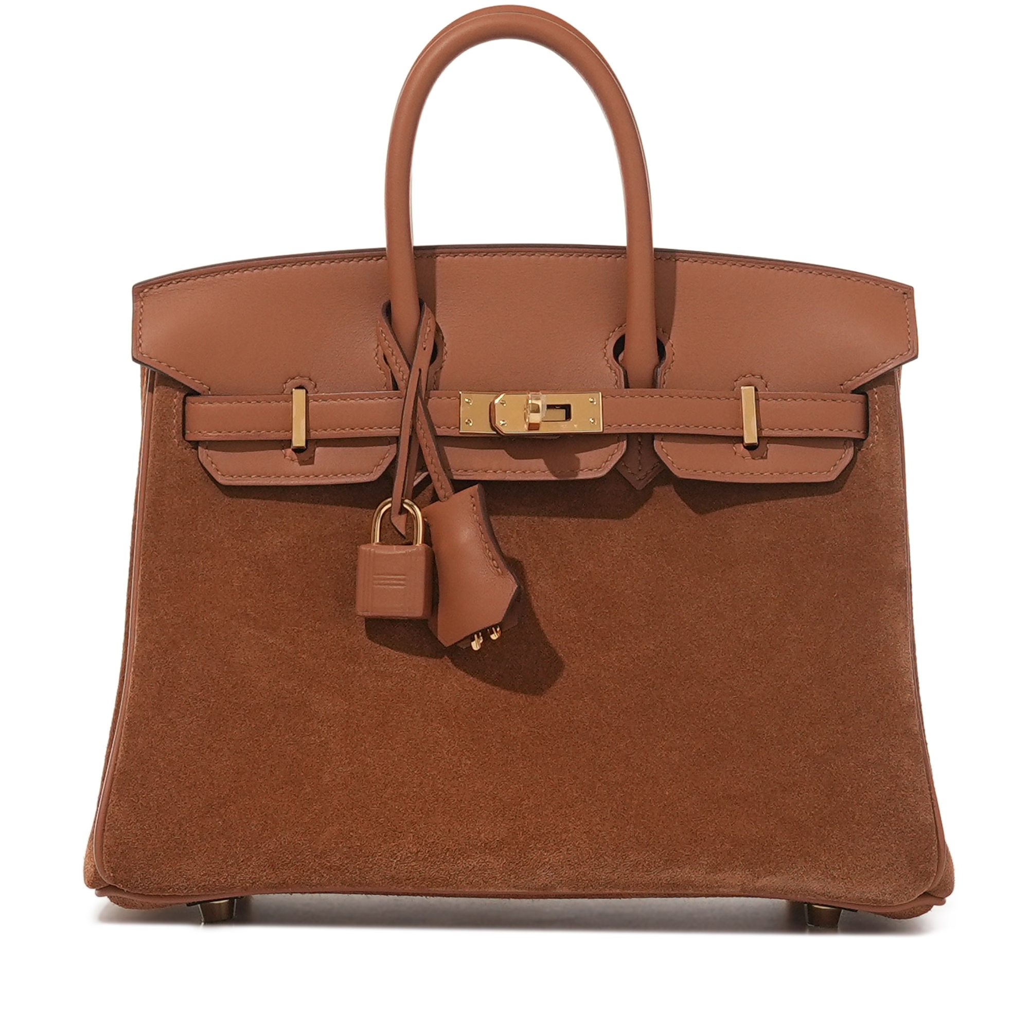 Hermès Gold Swift And Chamois Doblis Grizzly Birkin 25 Gold