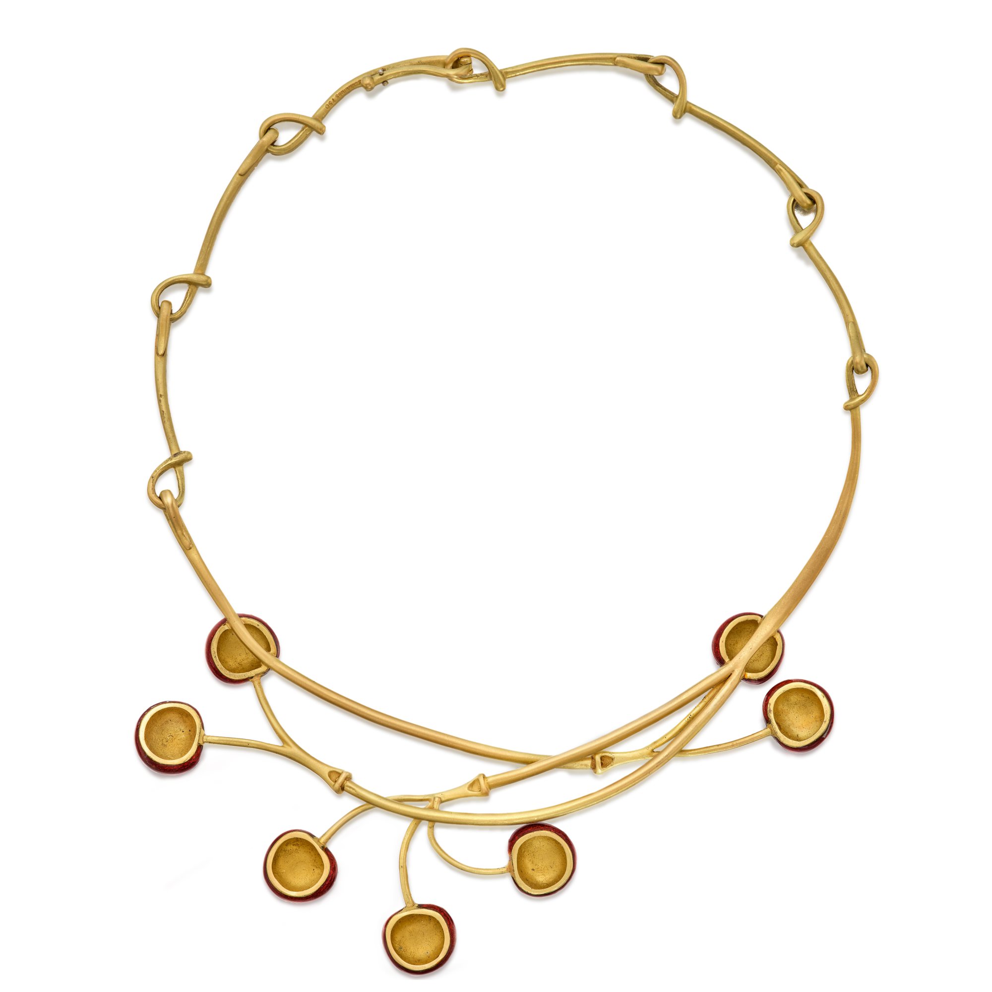 Gold and Enamel 'Cherries' Necklace Important Jewels Sotheby's