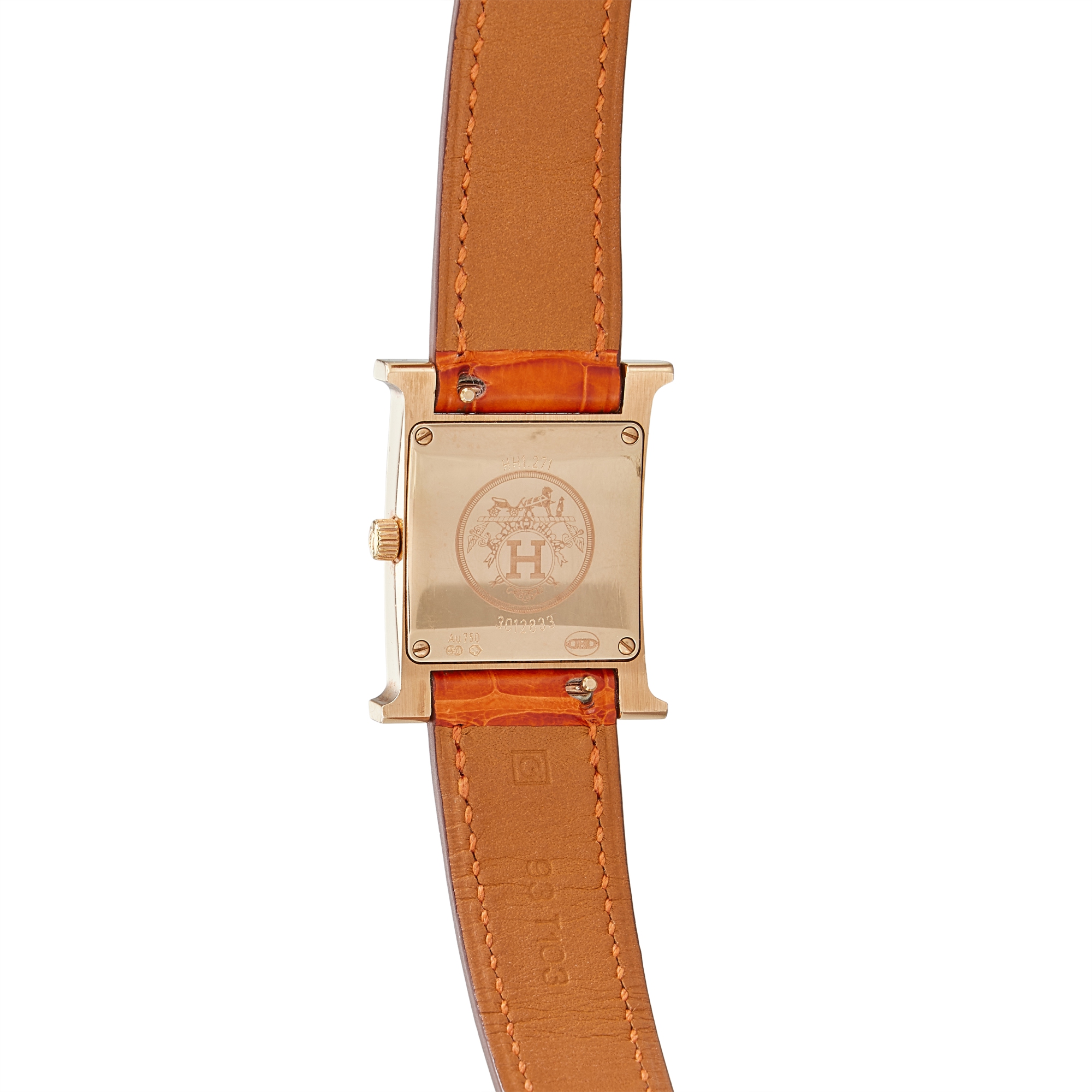Hermès Heure H Reference HH1.271, A Gold And Diamond Quartz