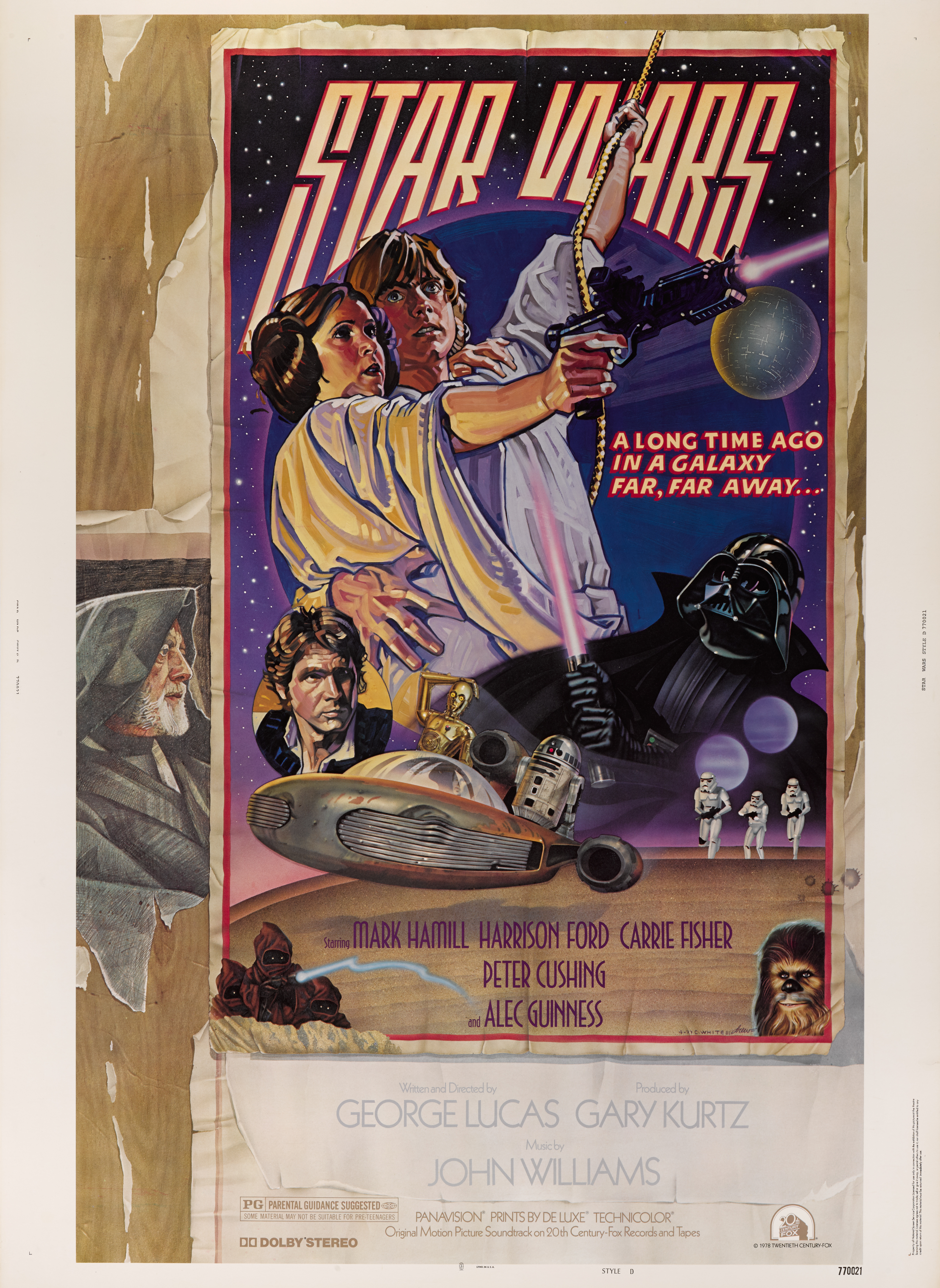 Drew Struzan , Charles White III Vintage Star Wars Movie Poster