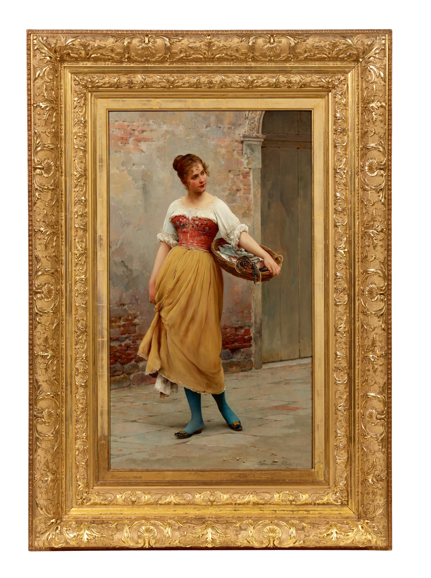 EUGEN VON BLAAS | A GOOD CATCH | European Art: Paintings & Sculpture ...