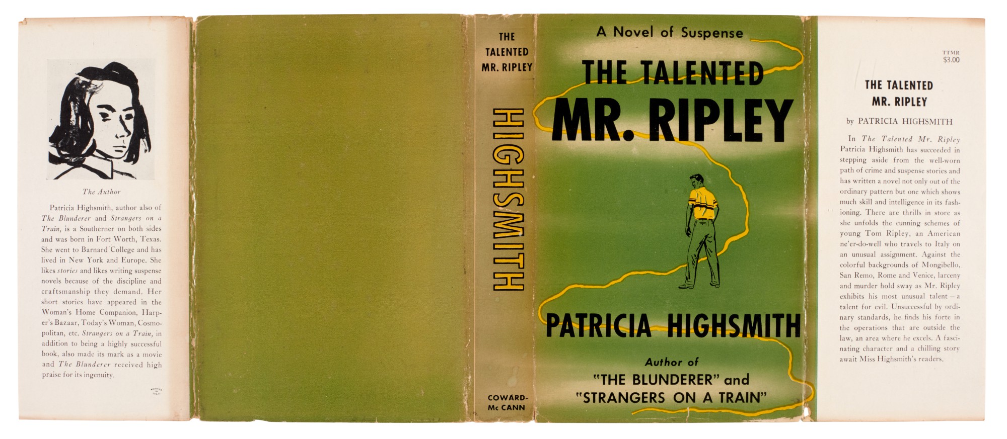 Patricia Highsmith | The Talented Mr. Ripley, 1955 | Detective Fiction