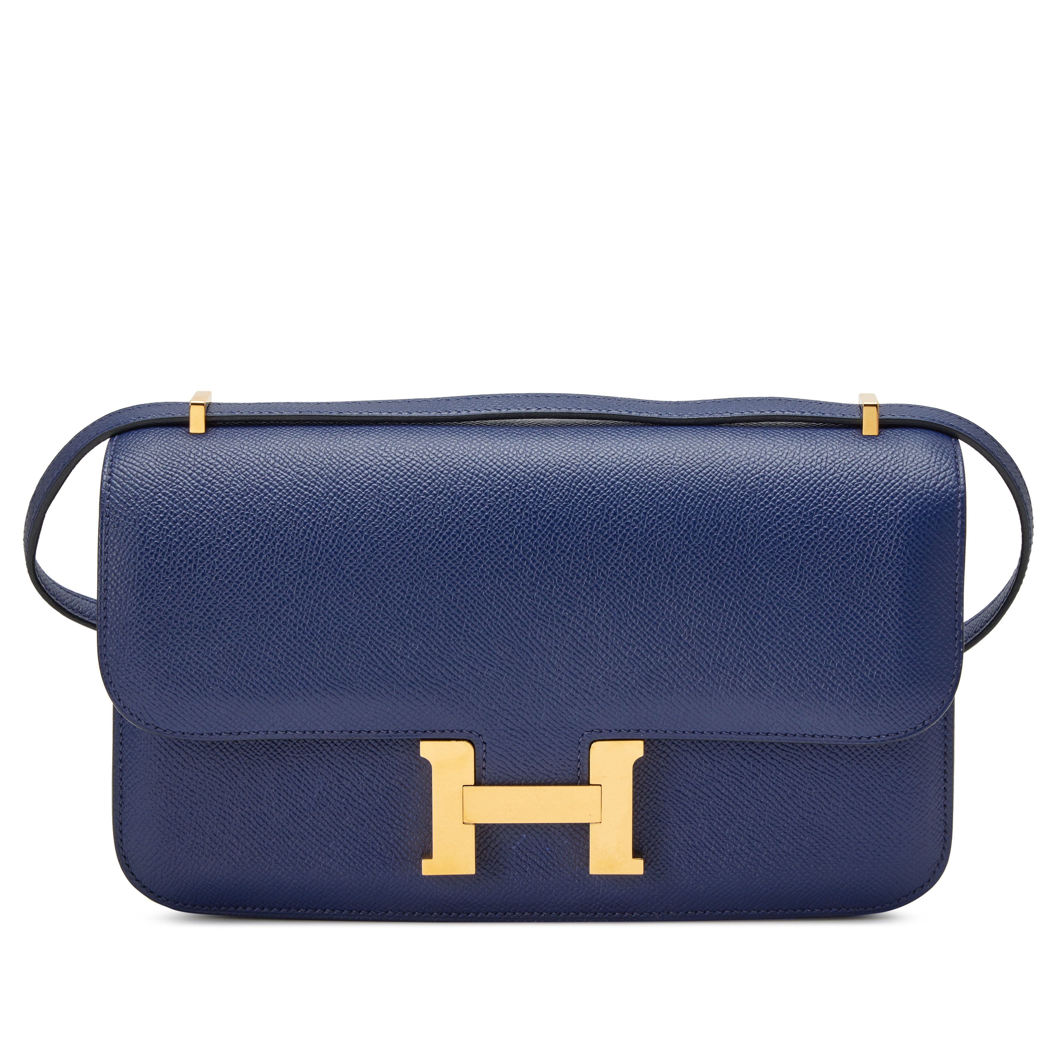Hermès Bleu Saphir Epsom Constance Elan 25 Gold Hardware, 2014 