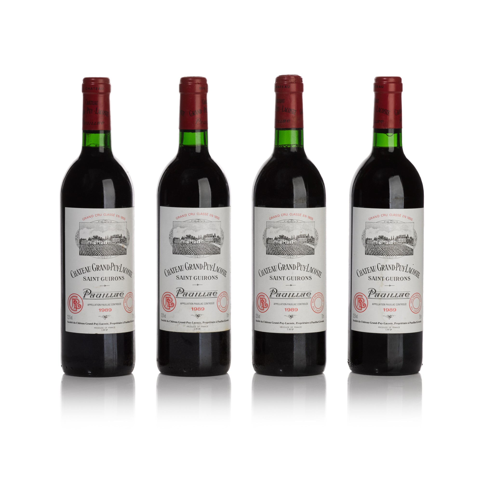 Château Grand Puy Lacoste 1989 (12 BT) The Clifford Harris Collection
