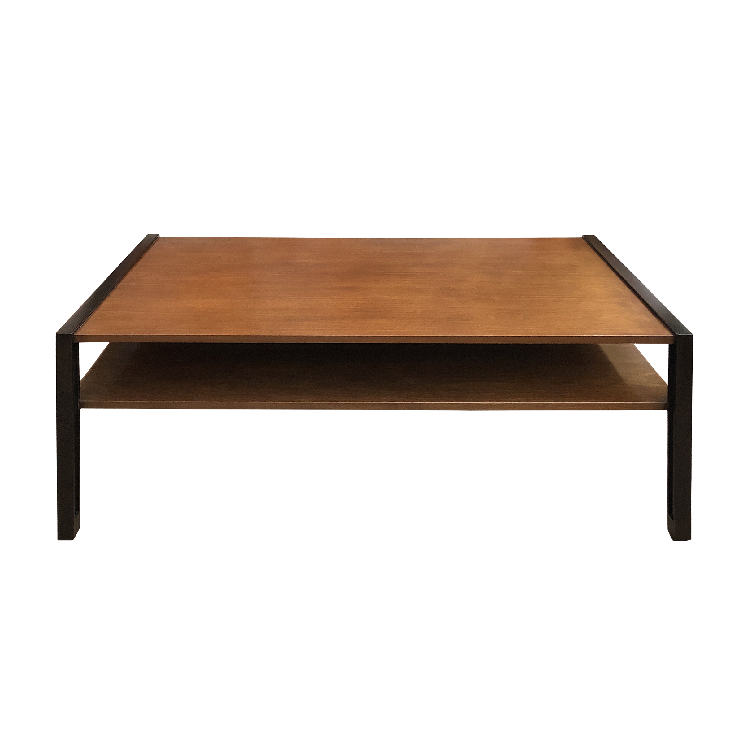 Edward Wormley, Dunbar Vintage TwoTier Walnut Coffee Table Available