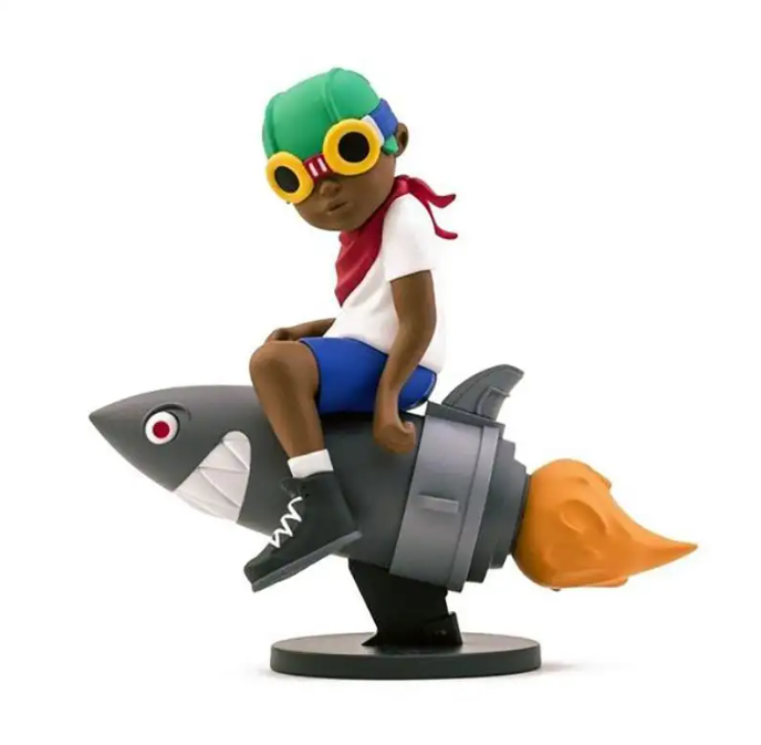 HEBRU BRANTLEY ヘブルブラントリー フィギュア サイン入り hebru-brantley-flyboy-signed-