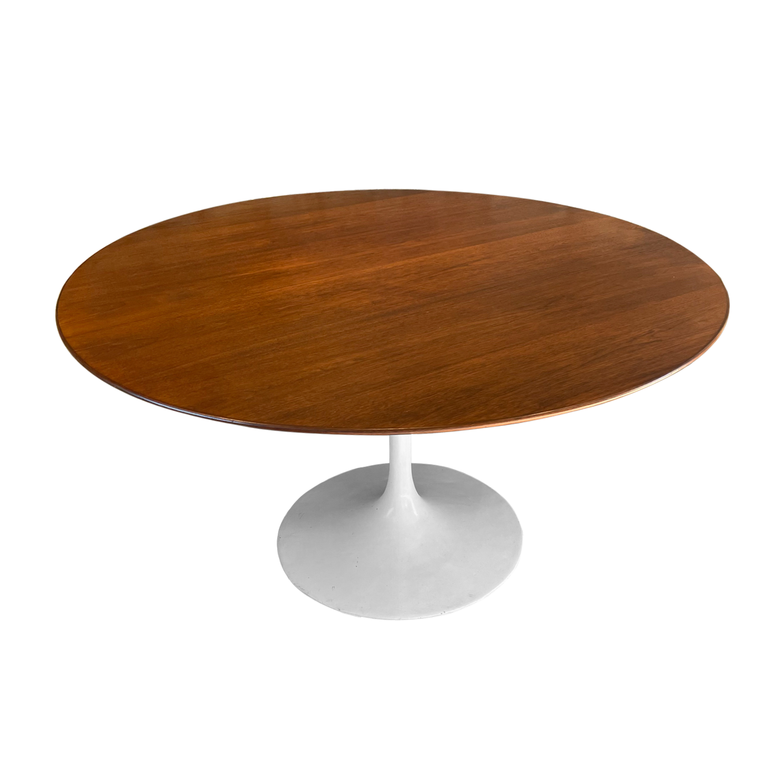 Knoll, Eero Saarinen Vintage MidCentury Modern WalnutTop Tulip Dining