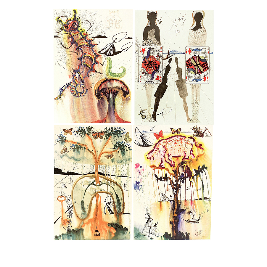 洋書 Alice's Adventures in Wonderland S Dali ALICE in WONDERLAND ~ ILLUSTRATED BY SALVADOR DALI ~ 150th ANNIV