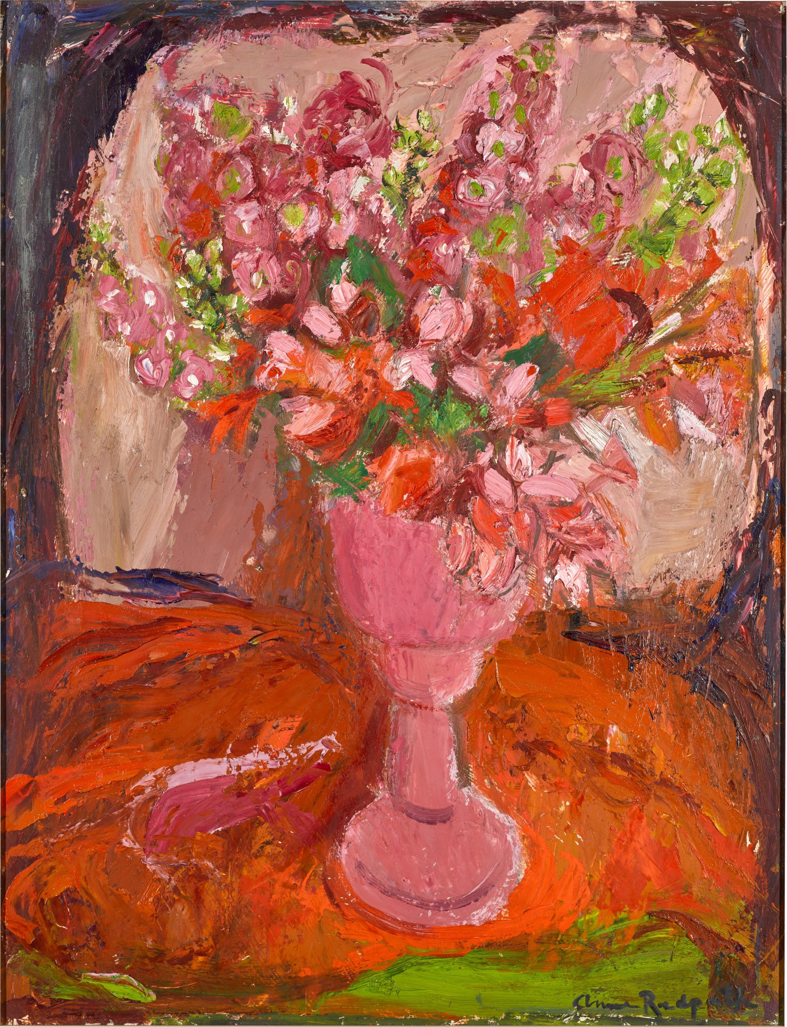 Ann R. Thomas Artist Pink Flowers | Scottish Art | 2021 | Sotheby's