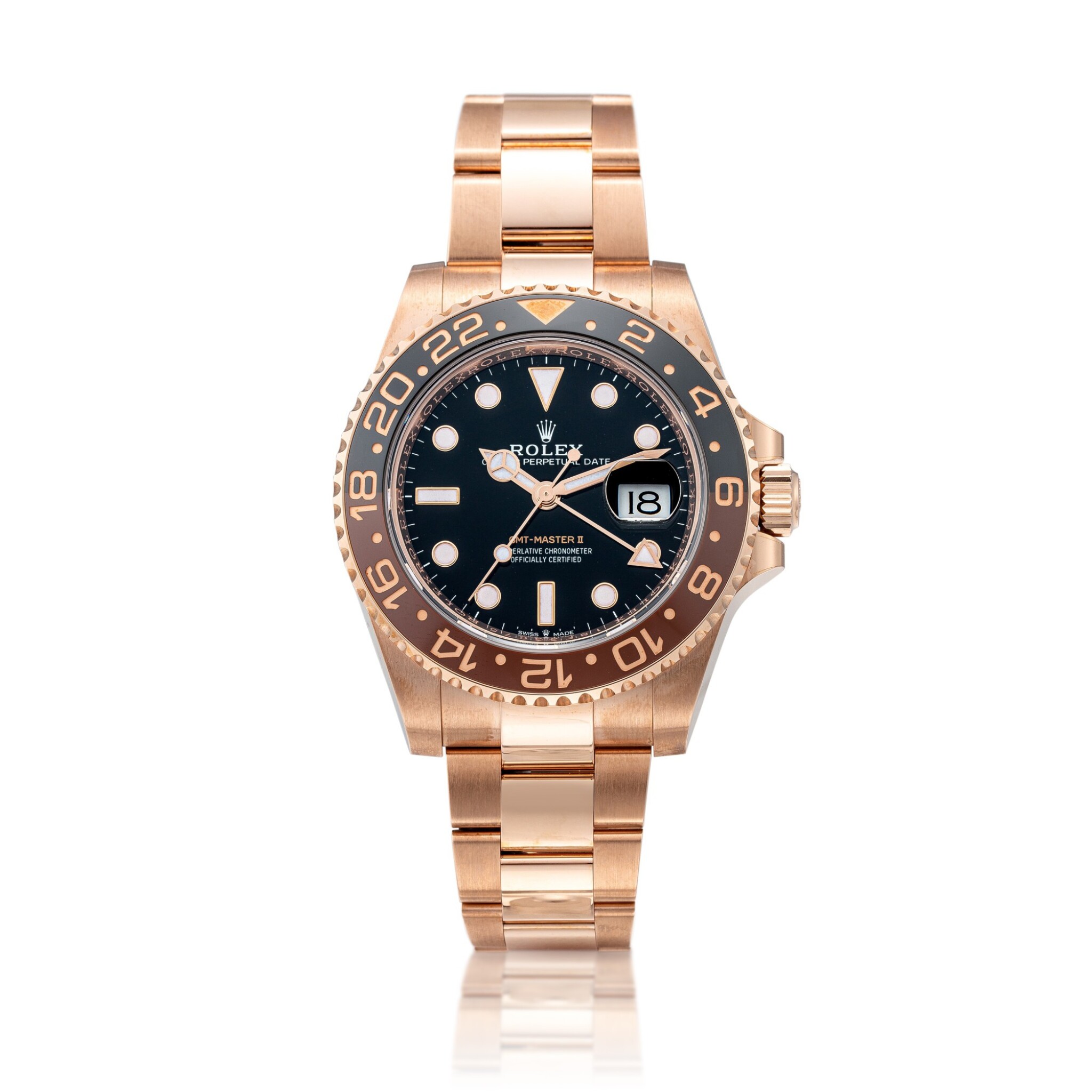 Rolex GMT-Master II 'Root Beer' (Reference 126715CHNR). A 40mm