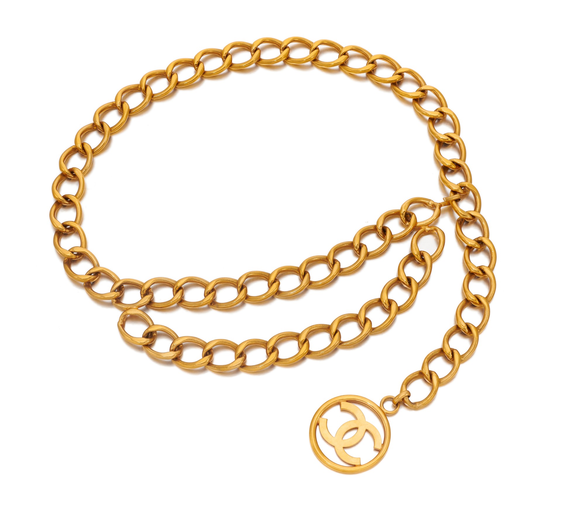 Iconic gold-metal chain belt | Chanel 