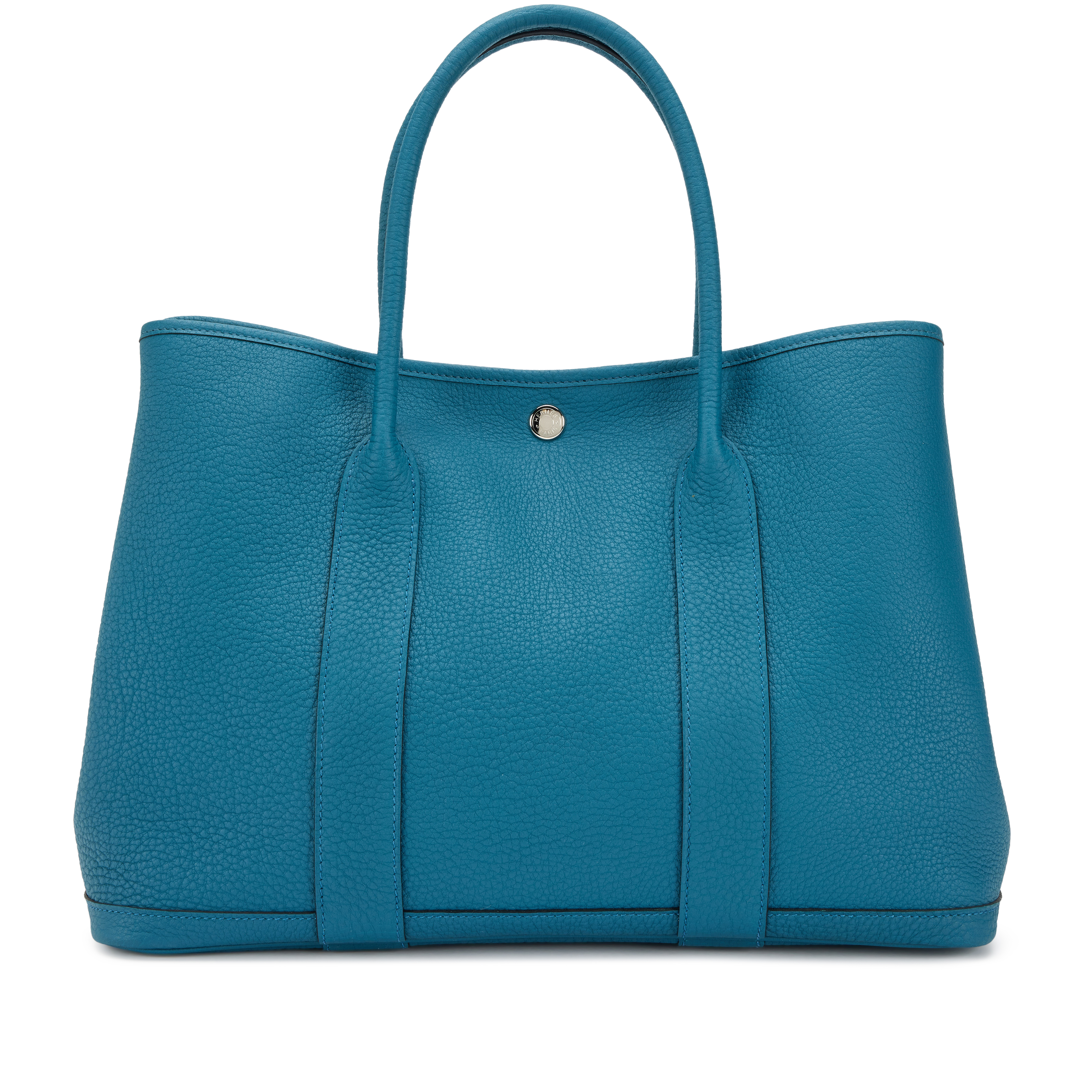 Hermès Vert Bosphore Negonda Garden Party 36 Palladium Hardware
