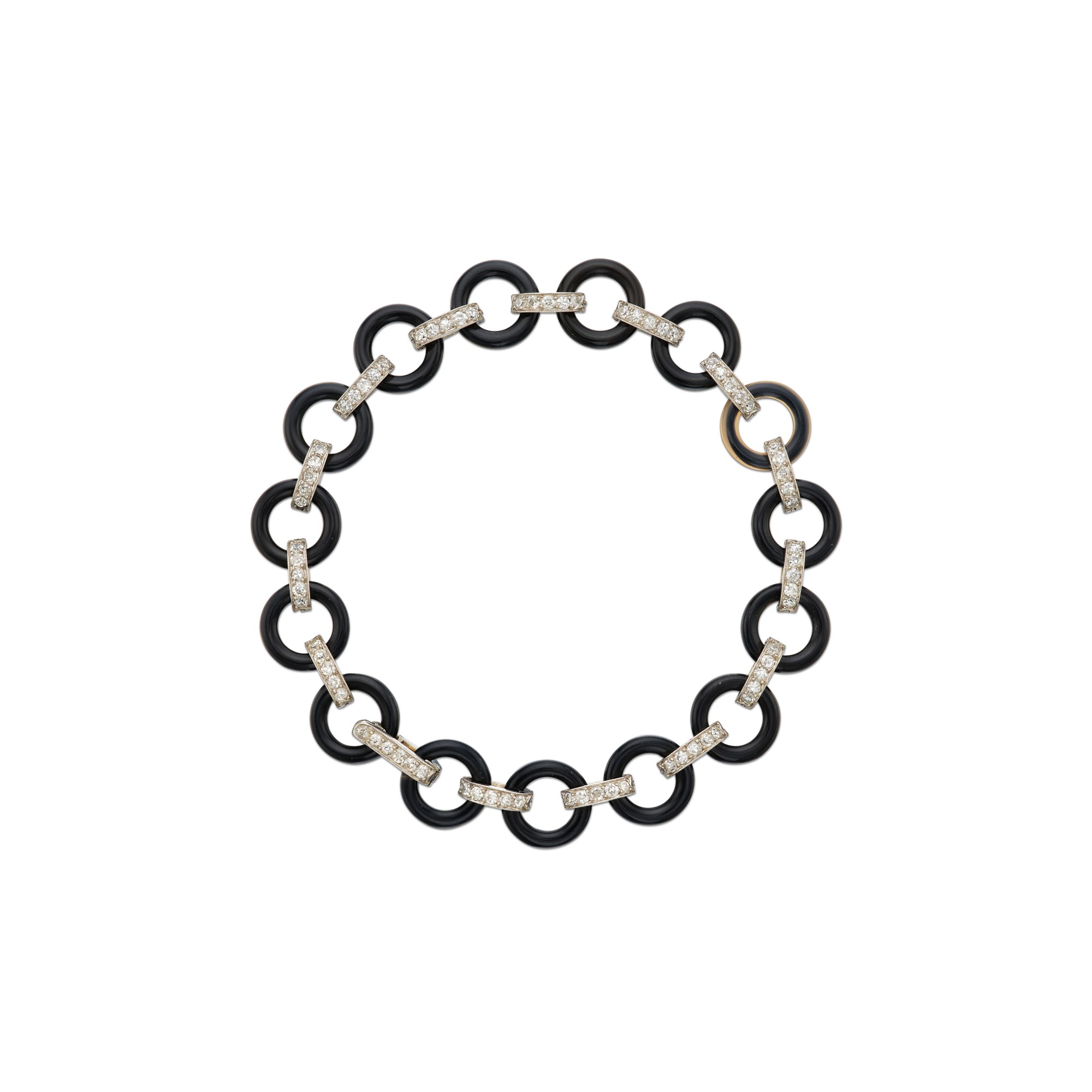 Onyx and Diamond Bracelet Important Jewels Sotheby's