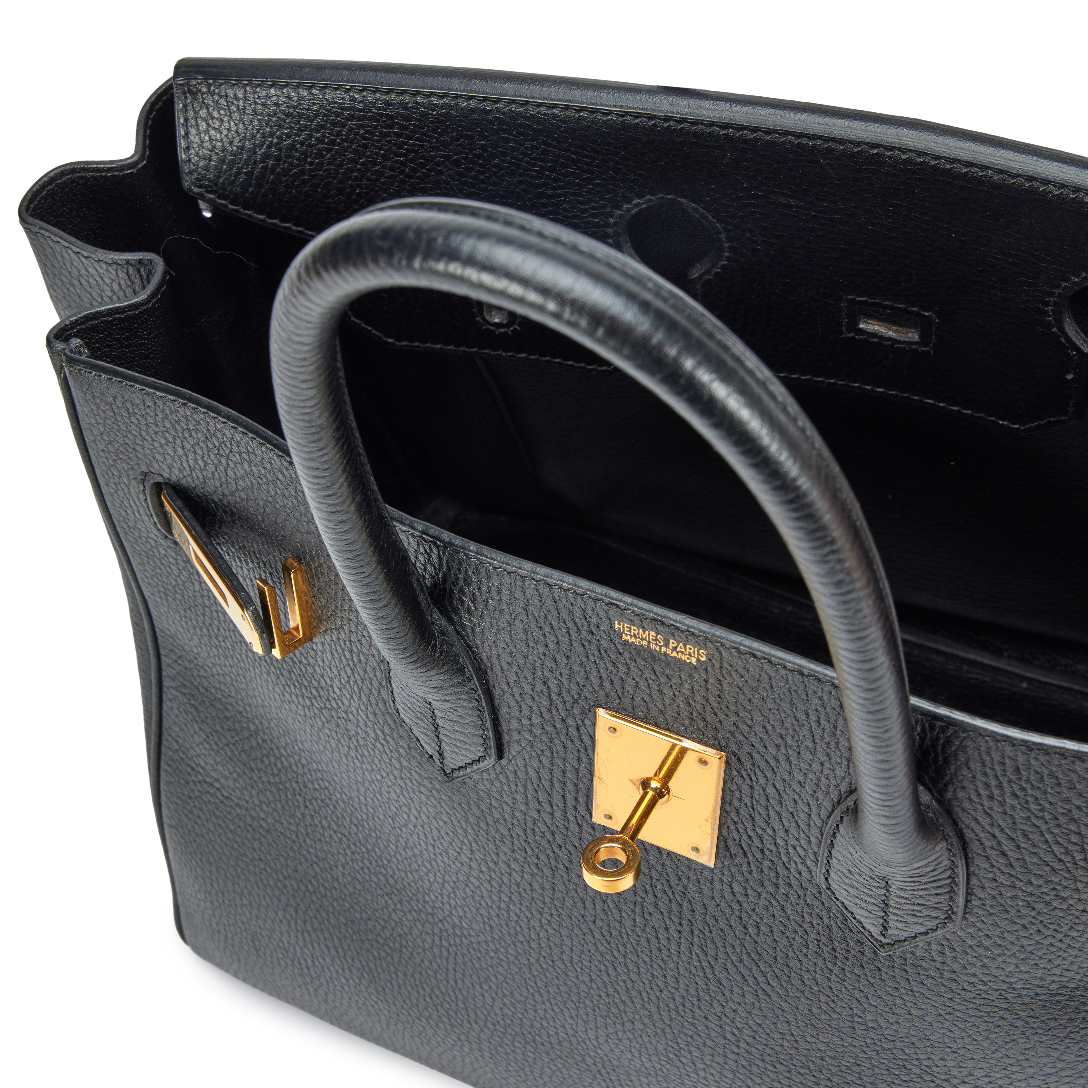 Ardennes Birkin 35 Black HERMES Ardennes Leather Birkin 35 Gold - Main Image