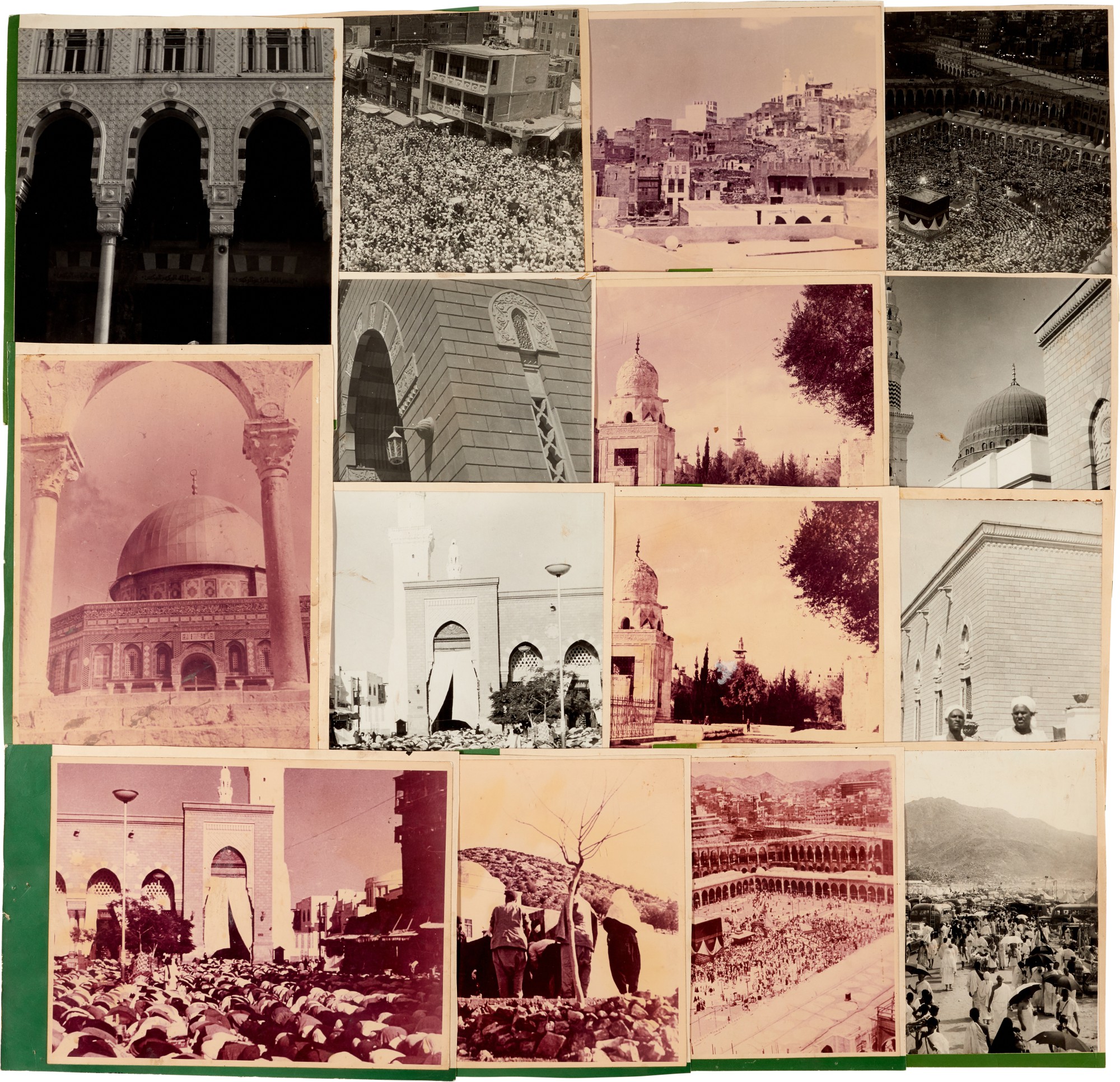 Mecca, Medina and Jerusalem Fifteen photographs, late 1950s Travel