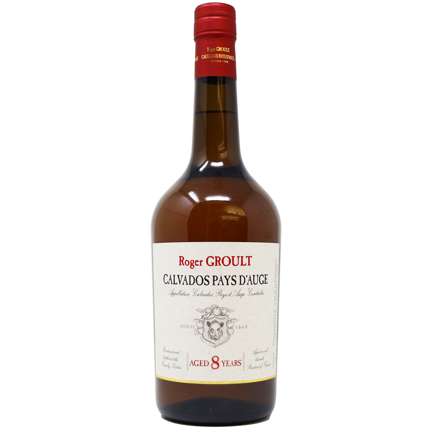Roger Groult Calvados 8 Year Old 41.0 Abv Available For Immediate
