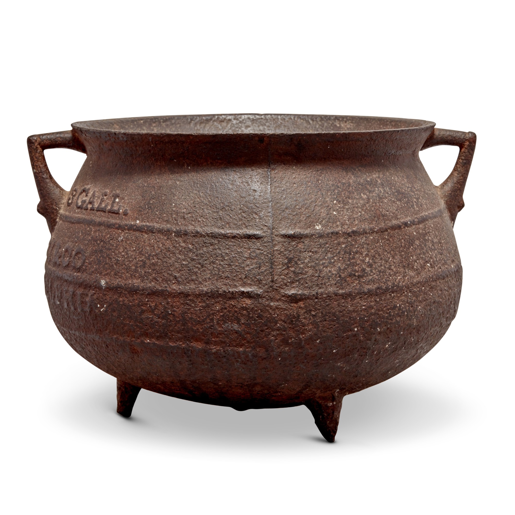 Rare Cast Iron Pot, Savery and Company, Philadelphia, Pennsylvania