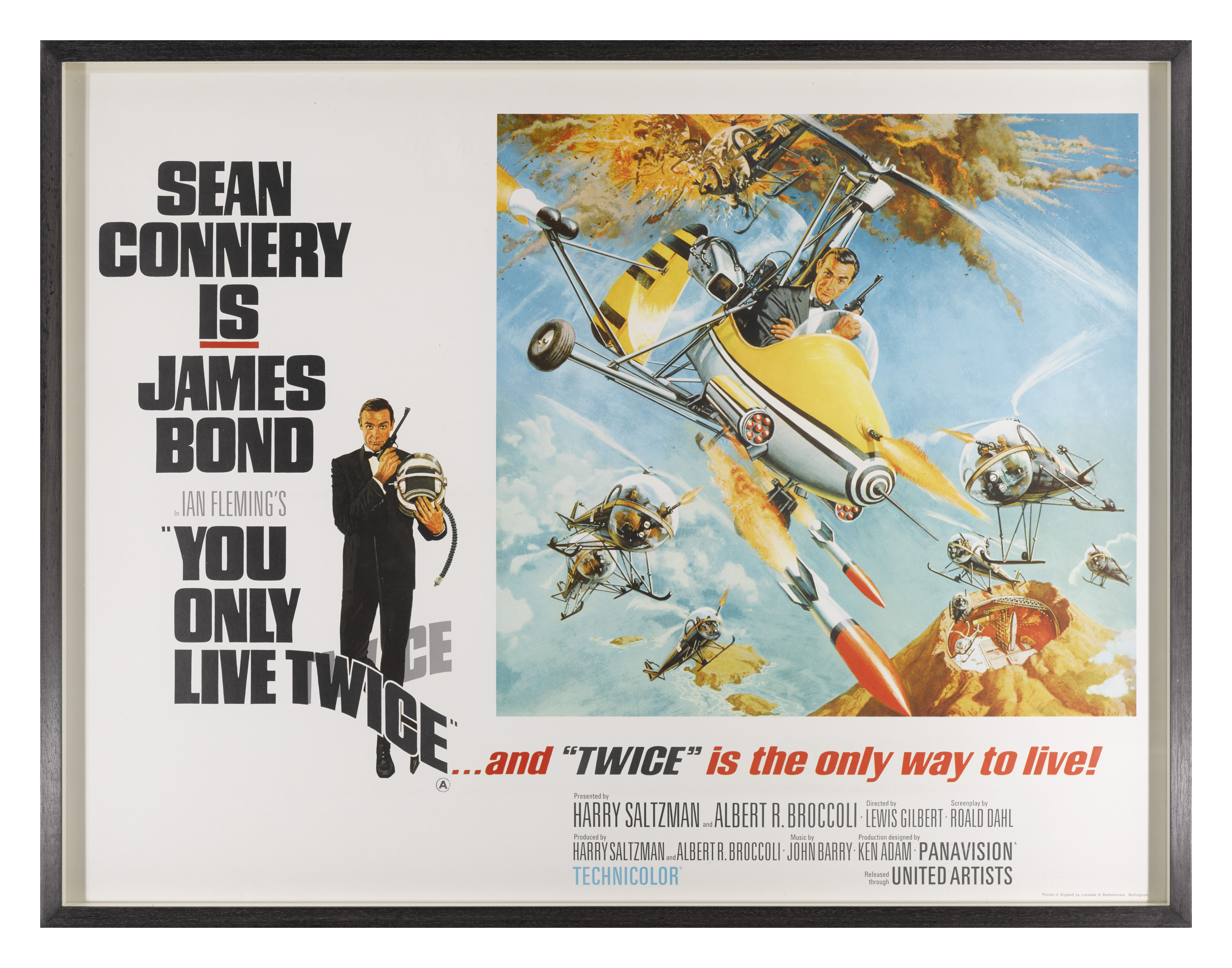 James Bond You Only Live Twice Movie Poster