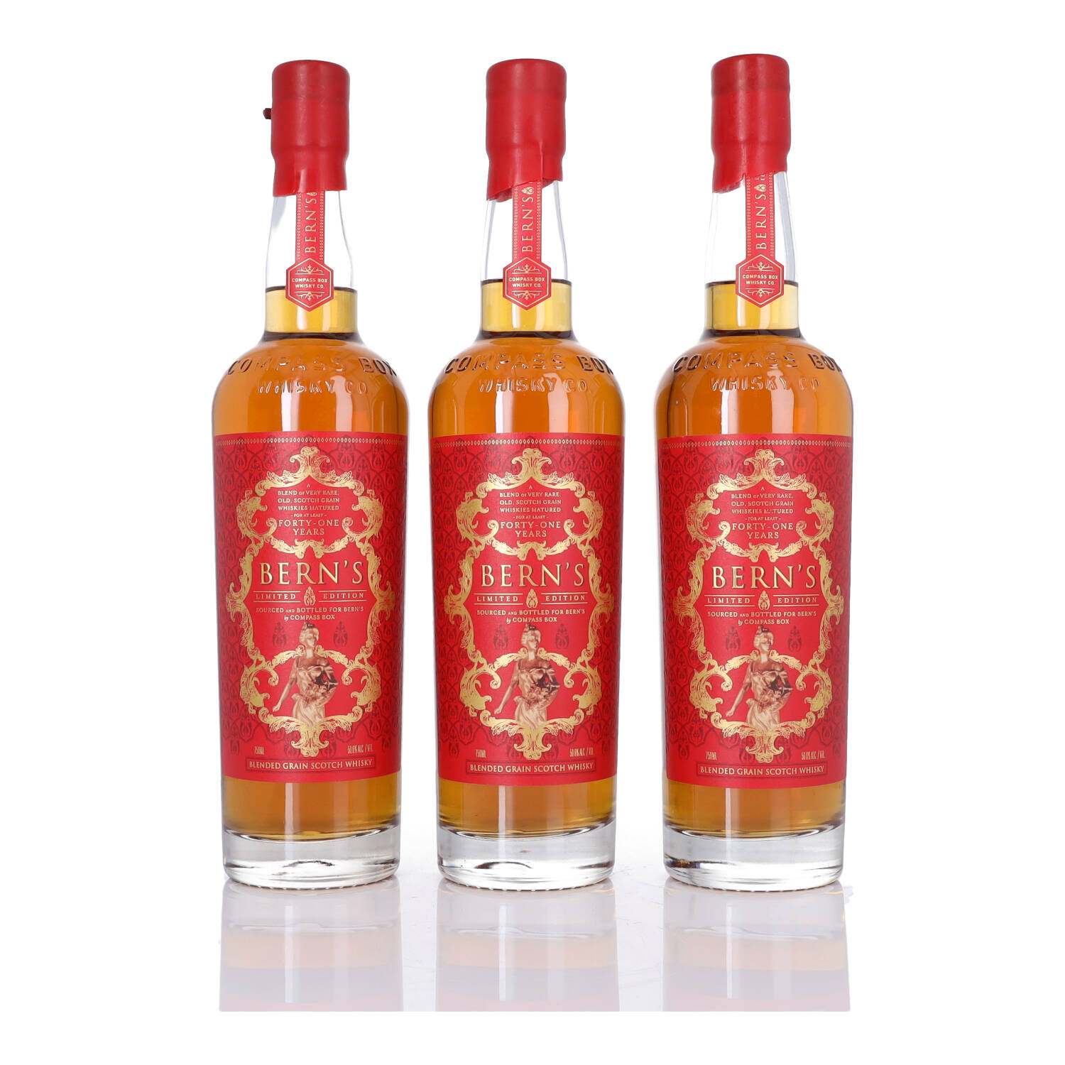 Compass Box Bern's 41 Year Old 50.6 abv NV (3 BT 75cl) Whisky & Whiskey The Camouflage