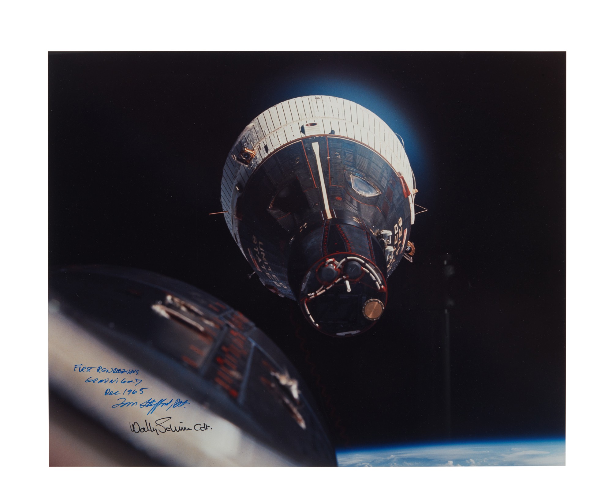 [Gemini VI] + [Gemini VII] — First Manned Space Rendezvous. Color