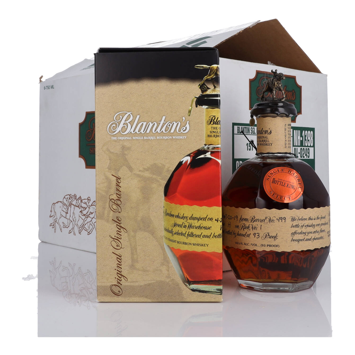 Blanton's Single Barrel 93 Proof NV (6 BT 75cl) Whisky & Whiskey